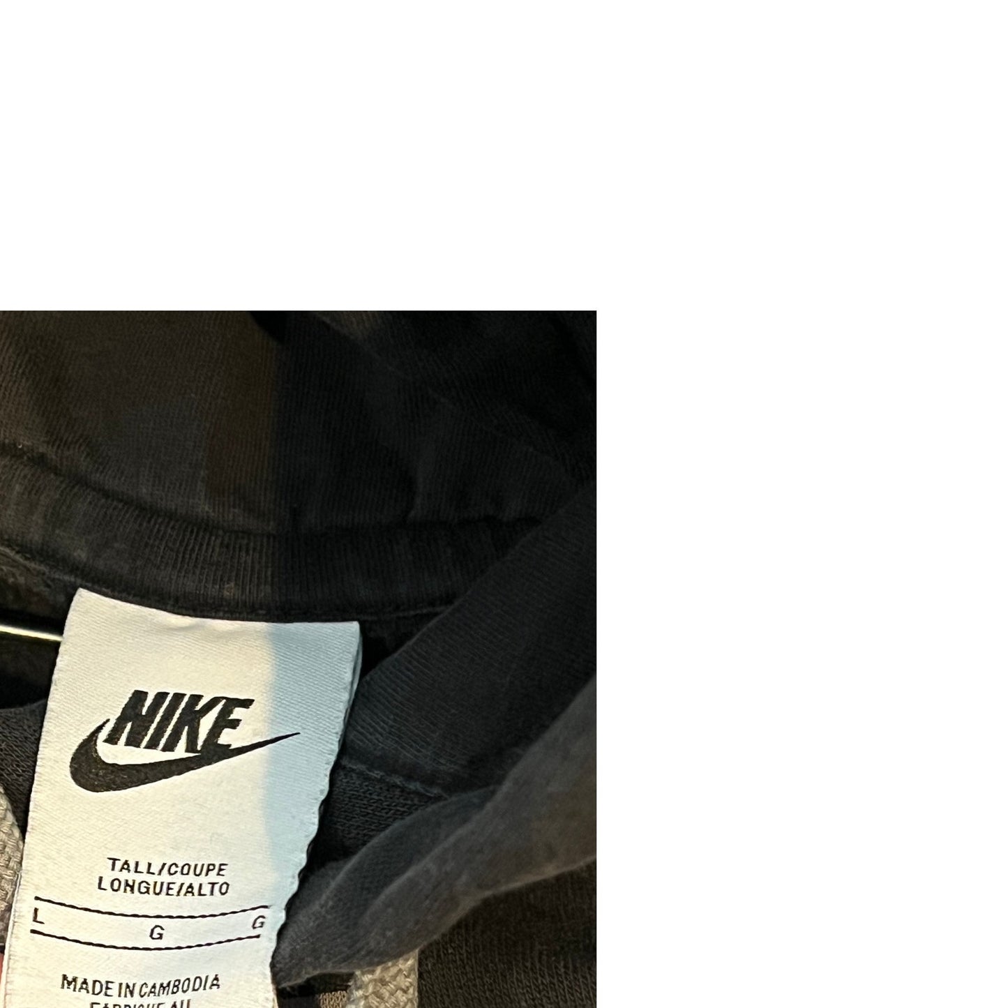 Nike Sweat à Capuche Noir Logos Homme Large