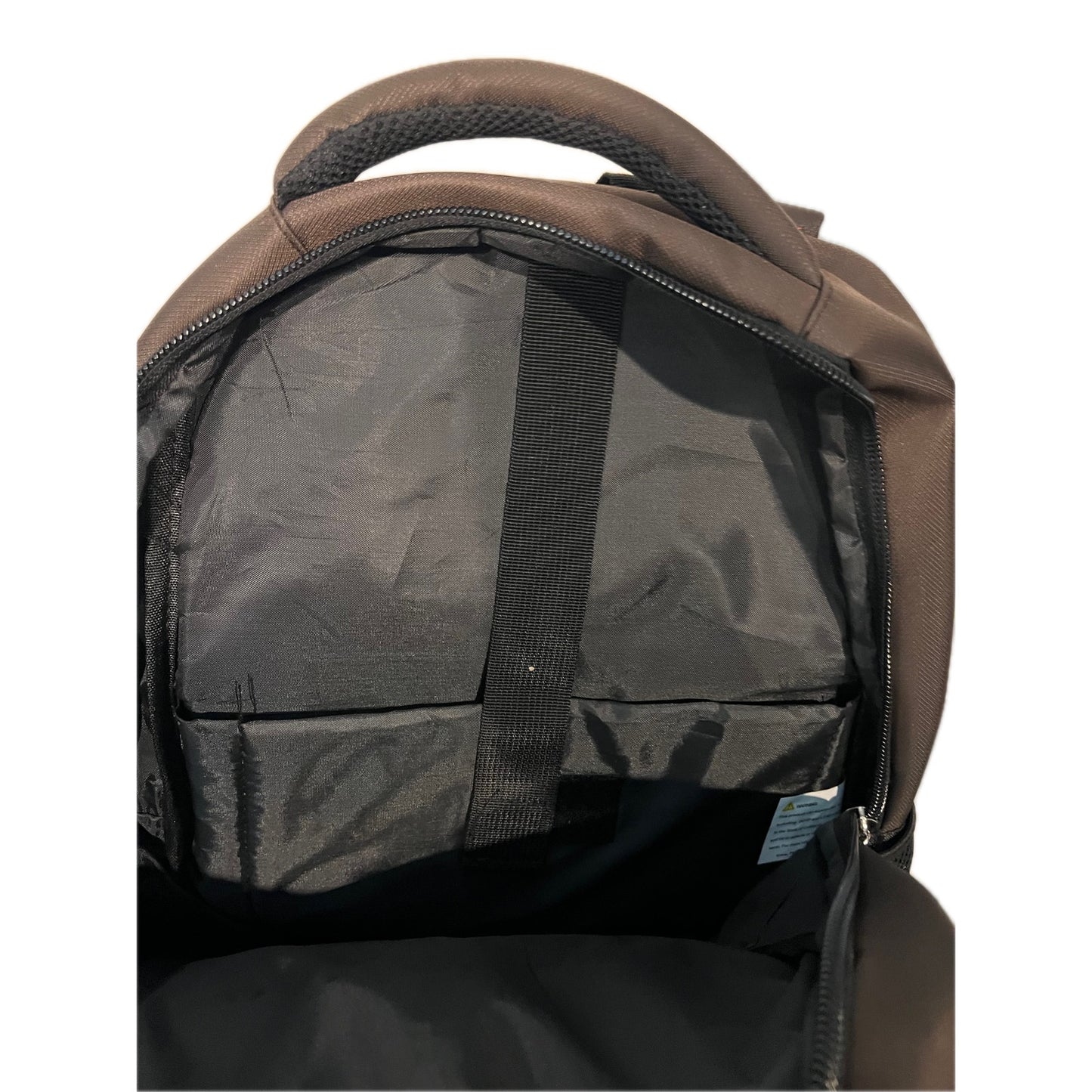 Sport Brand Faux Leather Computer Backpack