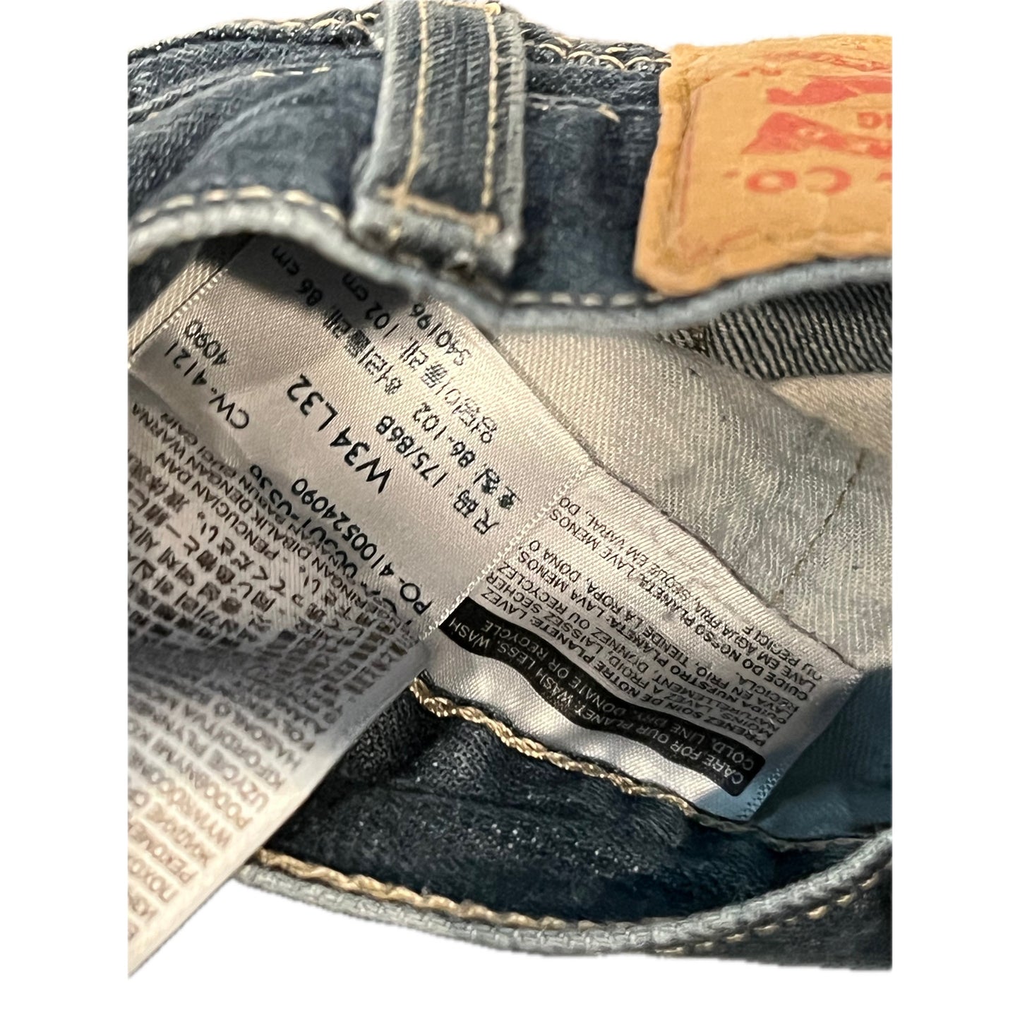 Levi's Straight Jeans, 34x32