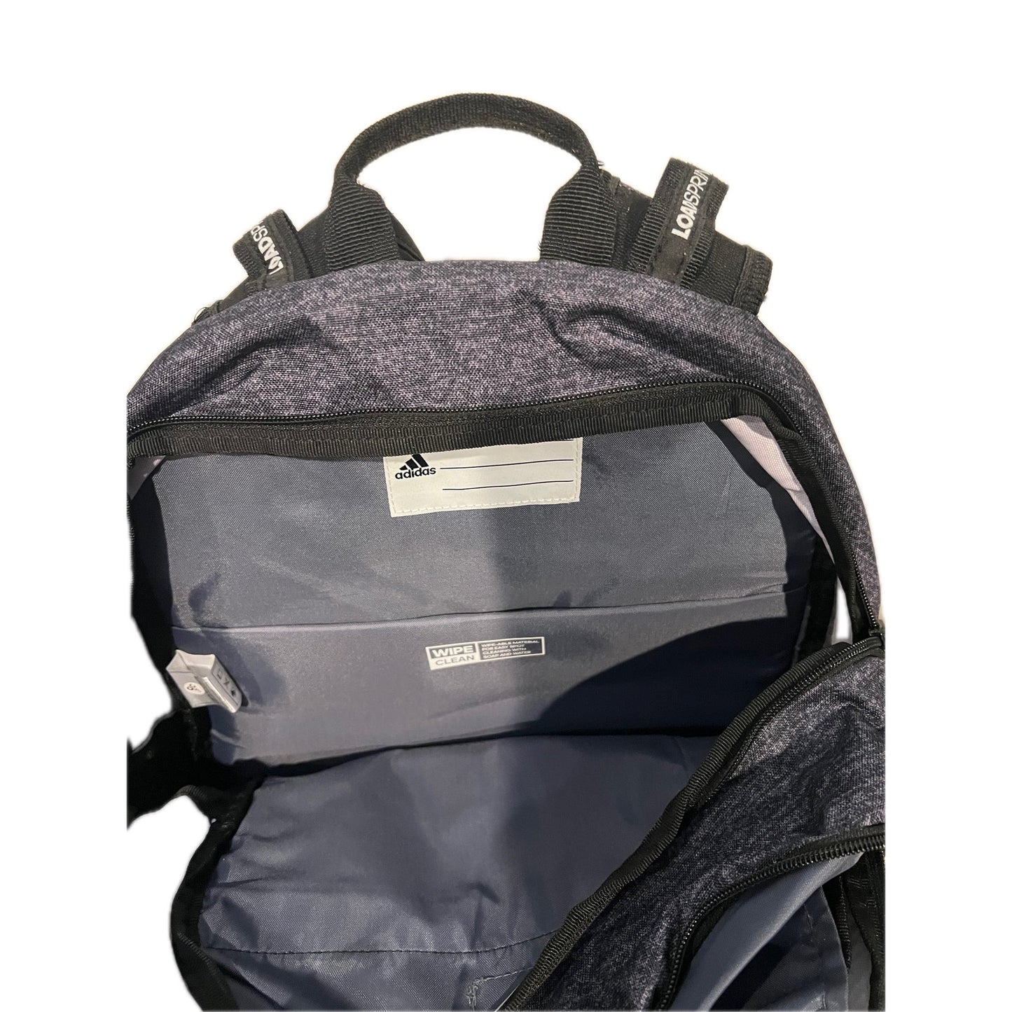 Adidas Black White Excel 6 Backpack