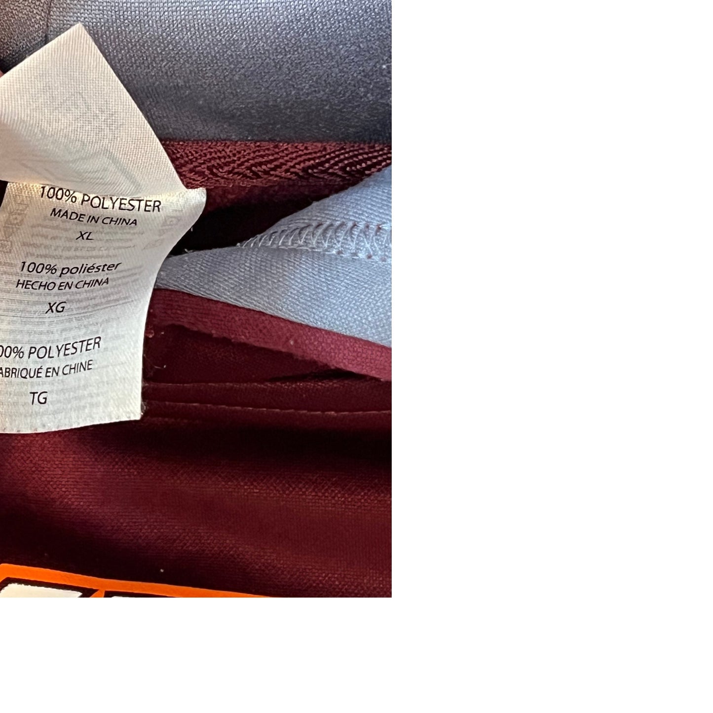 Chandail à Capuche ProEdge Virginia Tech Hokies Homme XL