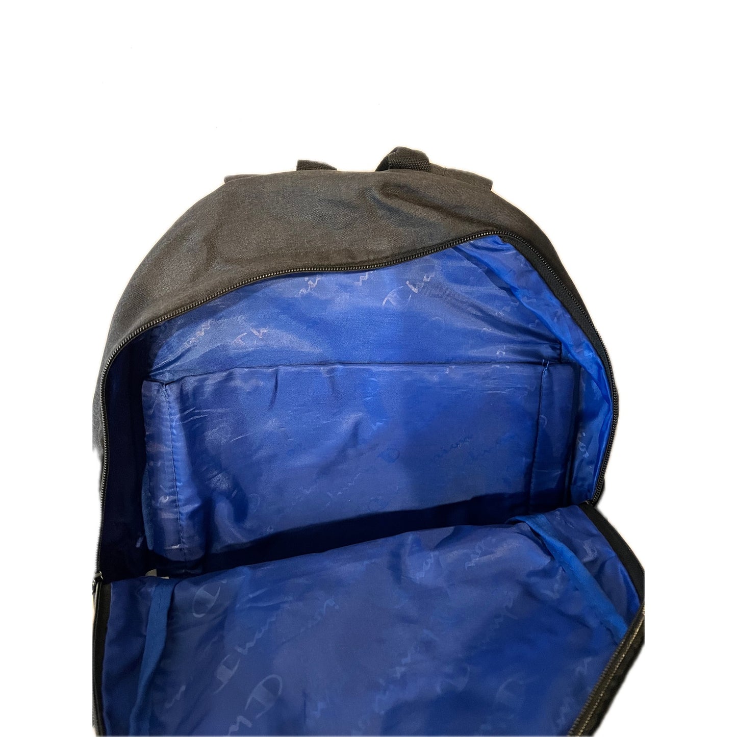 Champion Daily Black Blue Logo Backpack