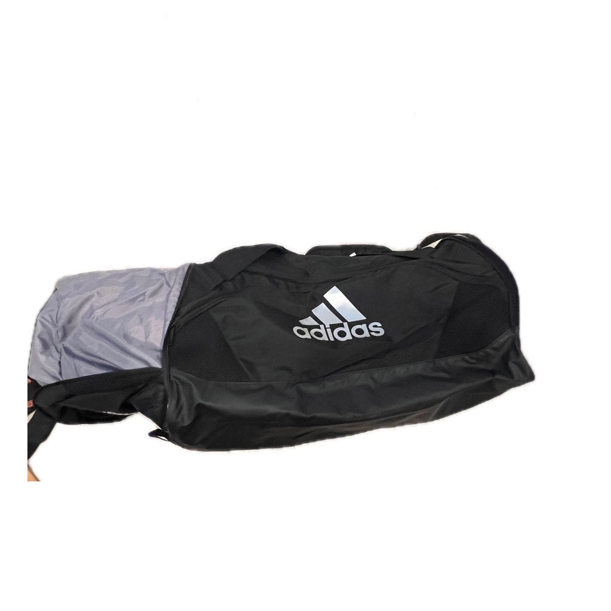 Adidas Defender Medium White Black Gym Bag