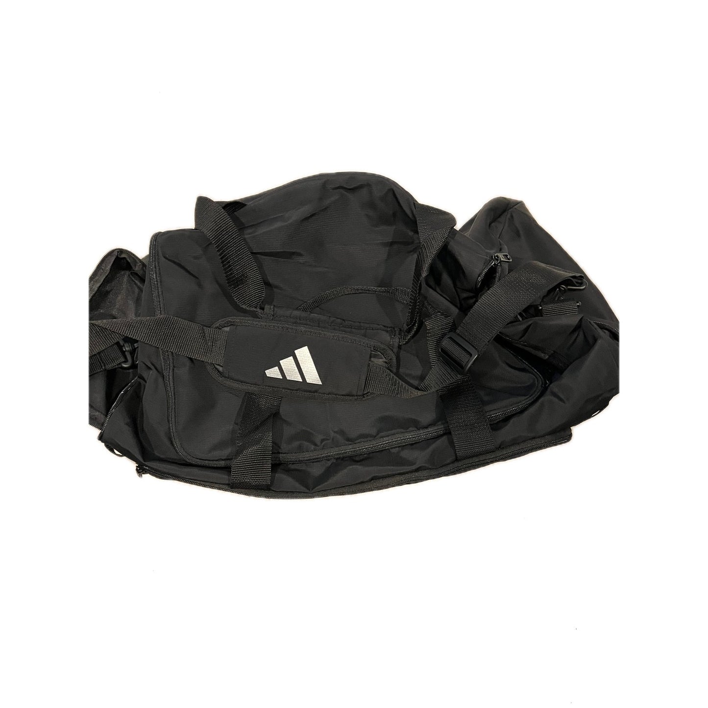 Adidas Defender Medium White Black Gym Bag