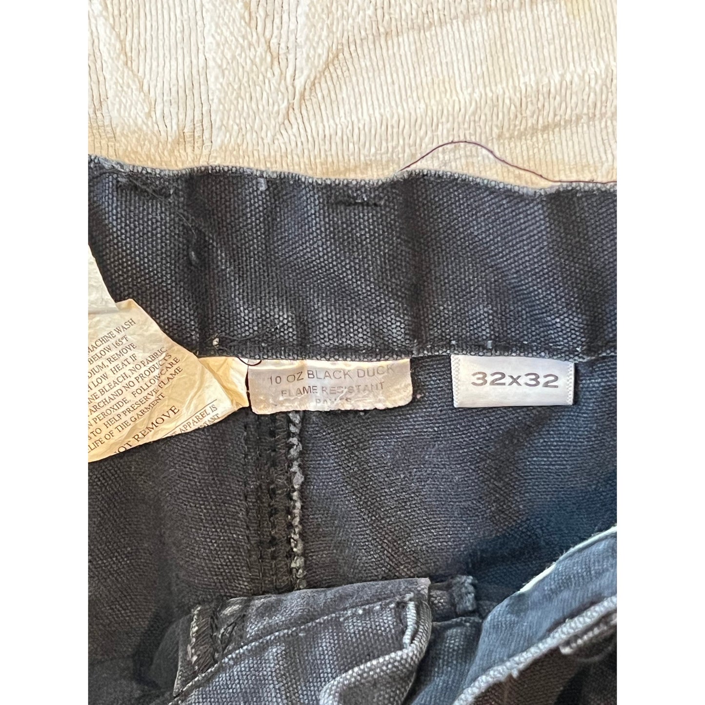 Rasco Black Duck Flame Resistant Carpenter Jeans Mens 32x32