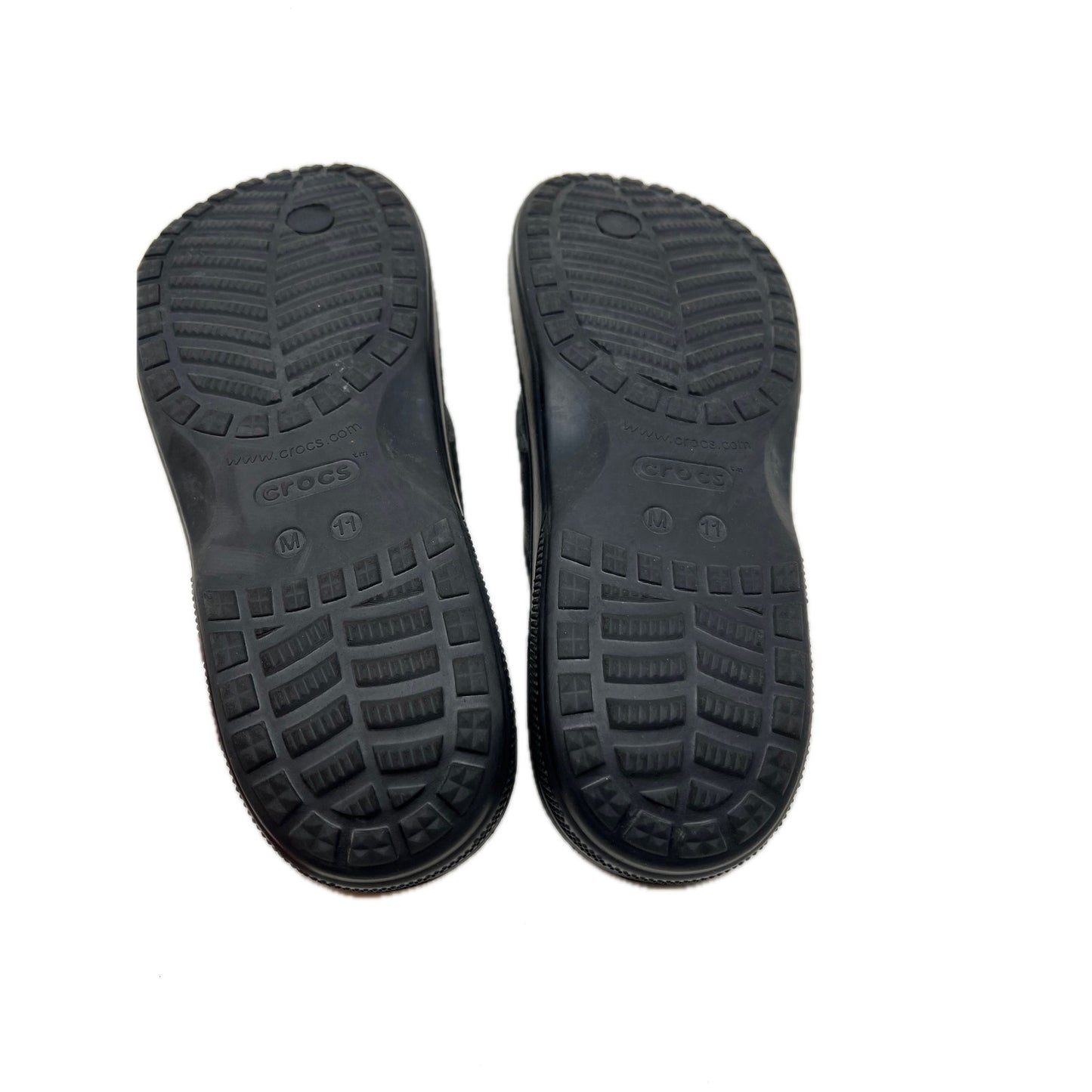 Crocs Sandals/Flip Flops Gray Men's Size 11
