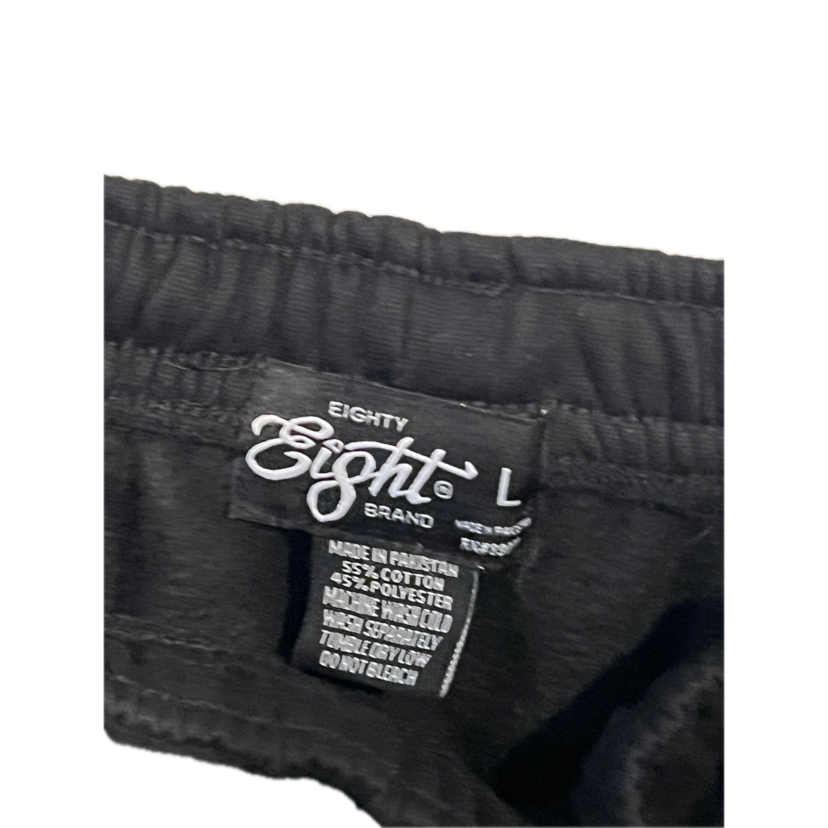 Eighty Eight Non Stop Hustle Black Cuffed Sweatpants Mens XL