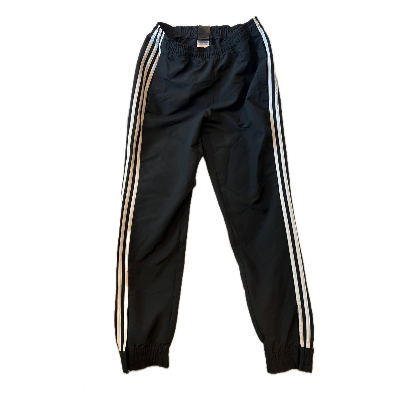 Adidas Black Ankle Cuffed Track Pants Joggers Mens S