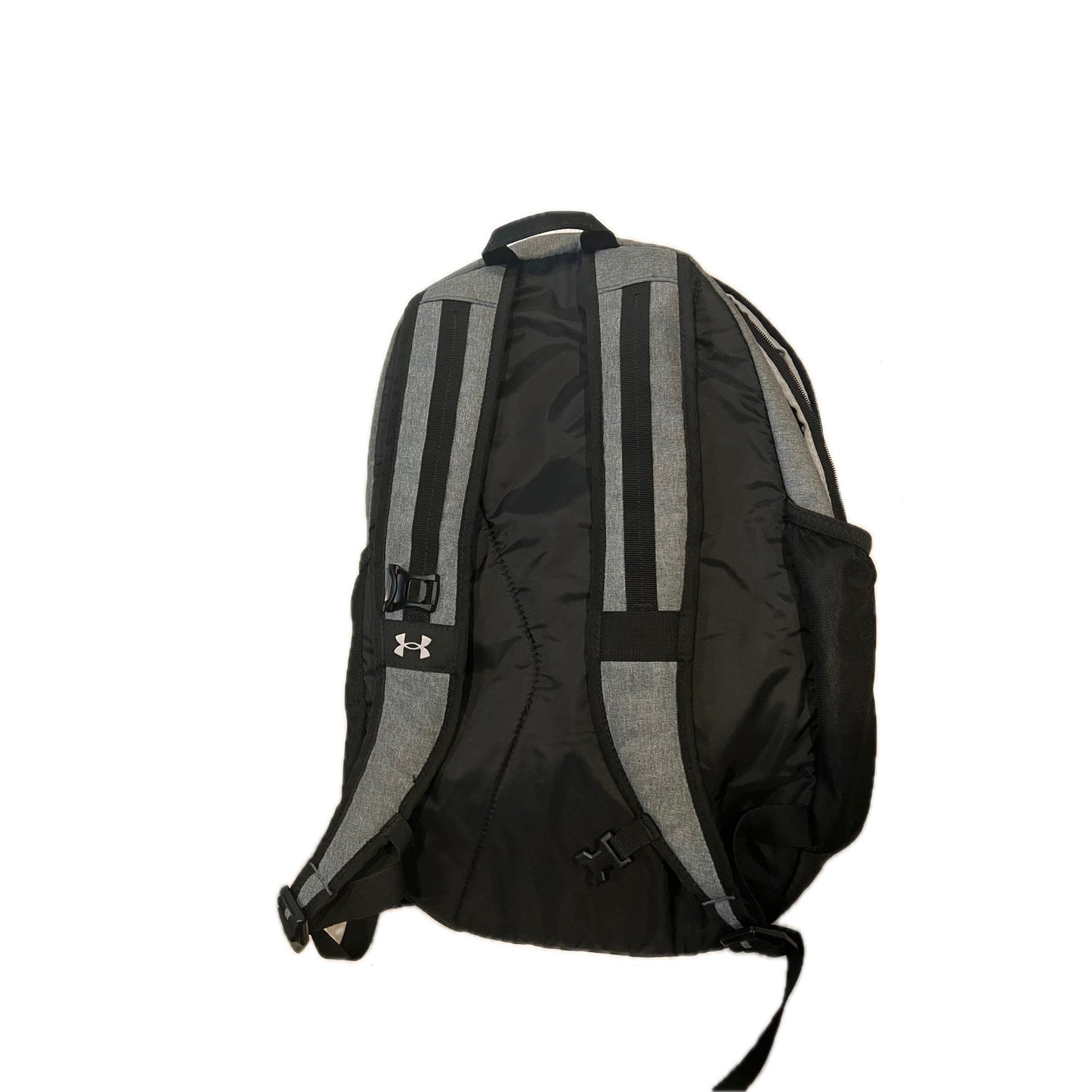 Under Armour Gray Black Hustle 5.0 Backpack