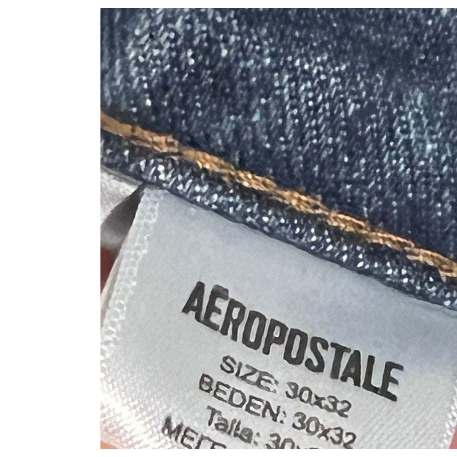Aeropostale Baggy Blue Jeans Mens 30x32
