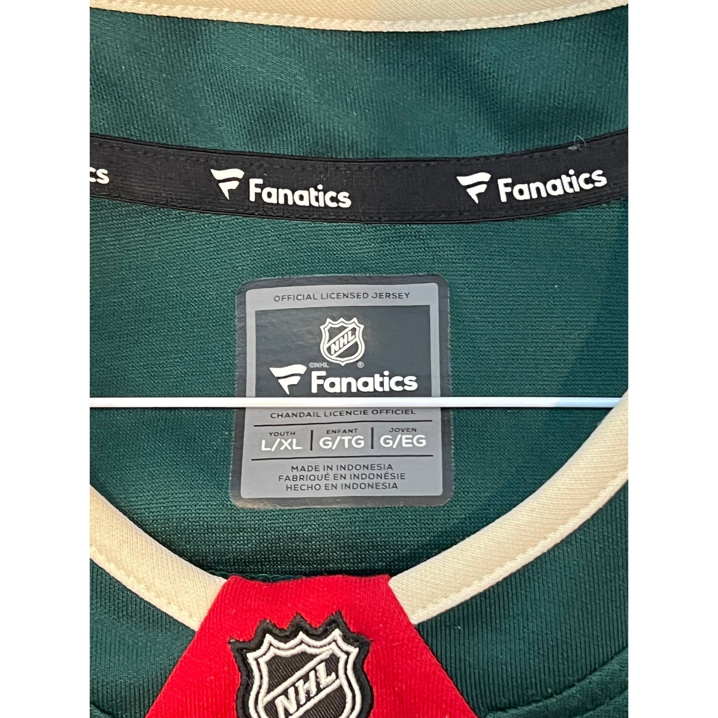 Minnesota Wild Womens Home Hockey Jersey Green Youth Lar- XL