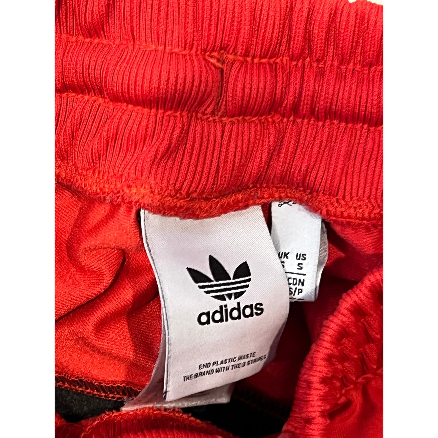 Adidas Red Black Aeroready Cuffed Ankle Joggers Mens S