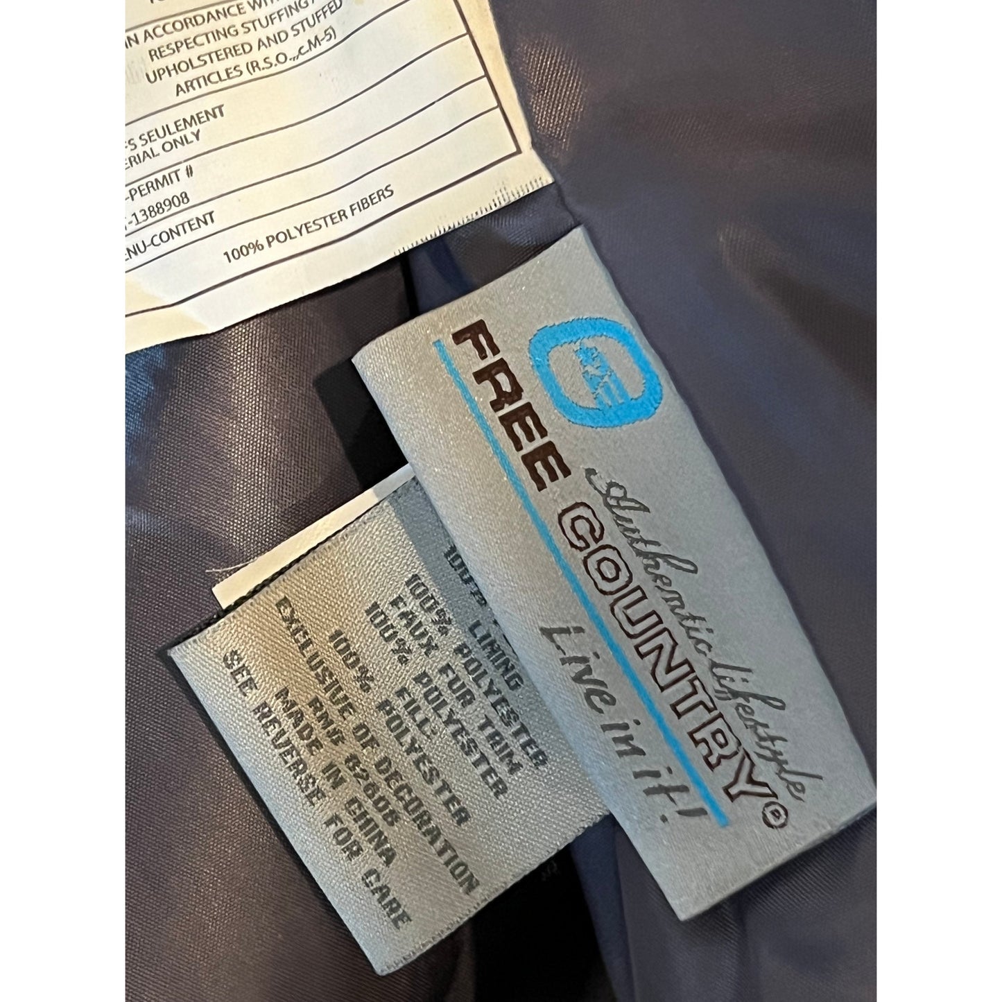 Free Country Radiance Jacket with detachable Liner Womans S