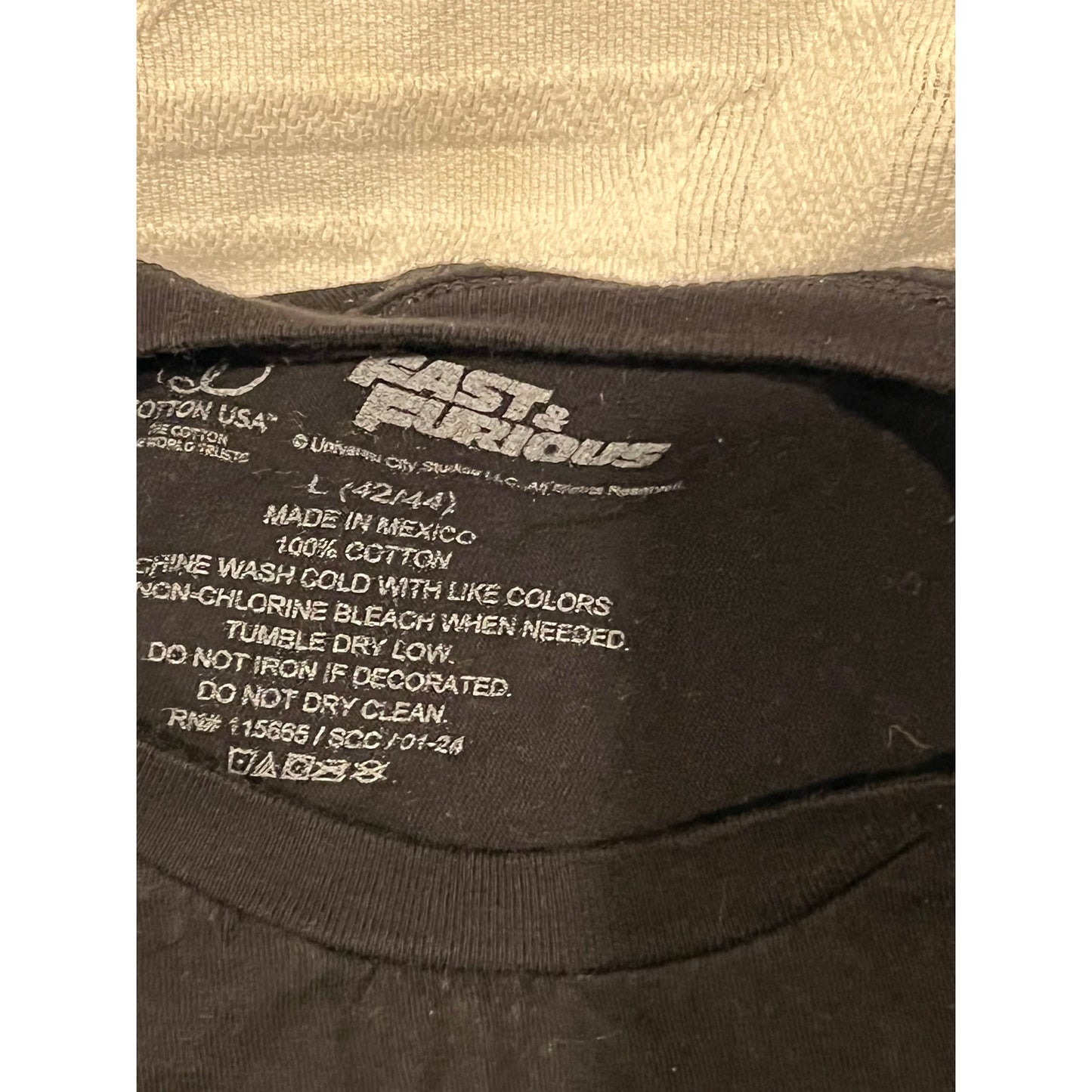 Fast and Furious Not the Ride Its the Rider TShirt Mens Lar