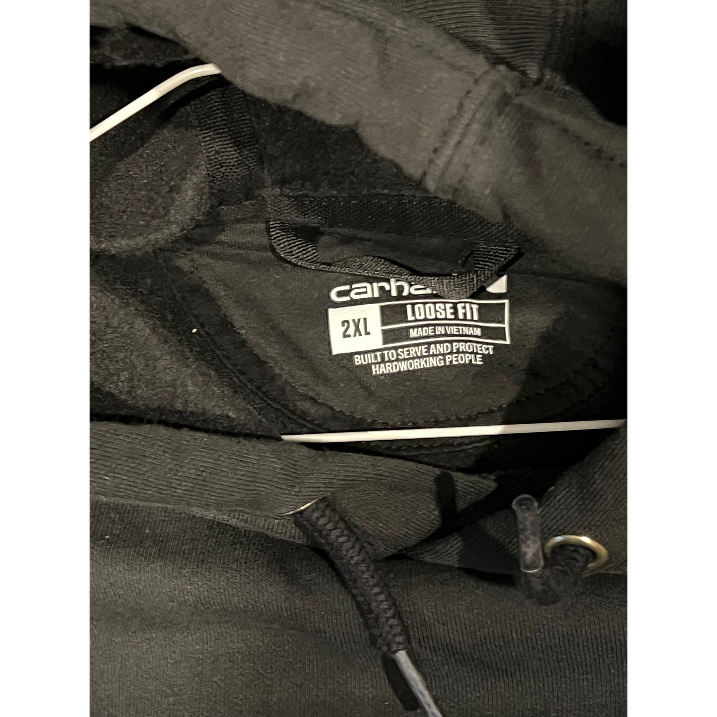Carhartt Brown Loose Fit Pullover Hoodie Mens 2XL