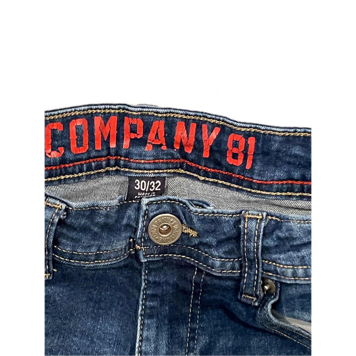 Company 81 Distressed Straight Leg Jeans, Mens 30x32