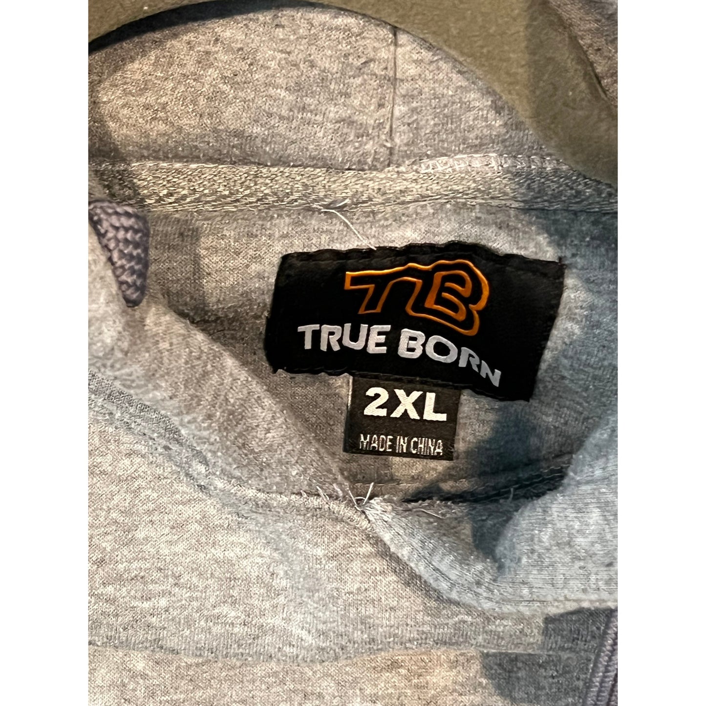 True Born Pullover Loose Hoodie Mens XXL