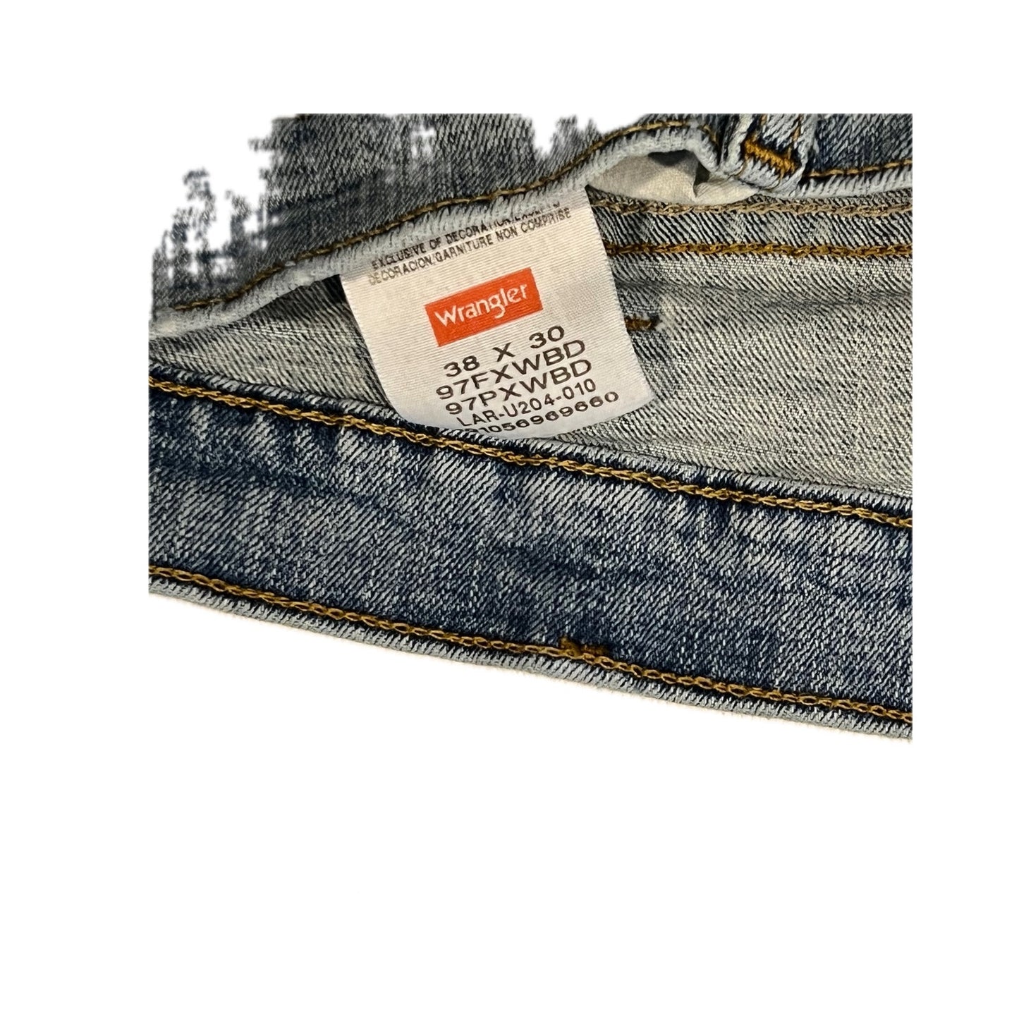 Wrangler Regular Fit Jeans Mens 38x30