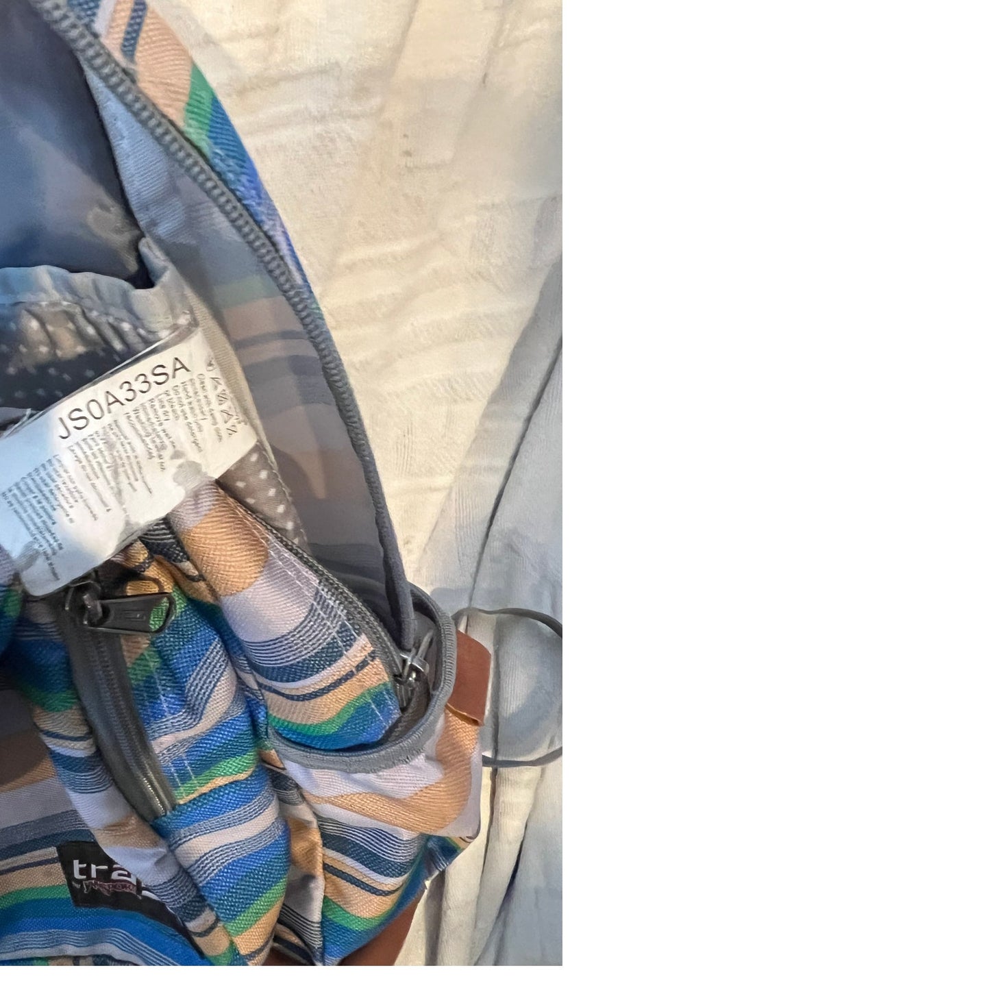 Sac à dos Dakoda 18 Trans by JanSport Gris Bleu Beige
