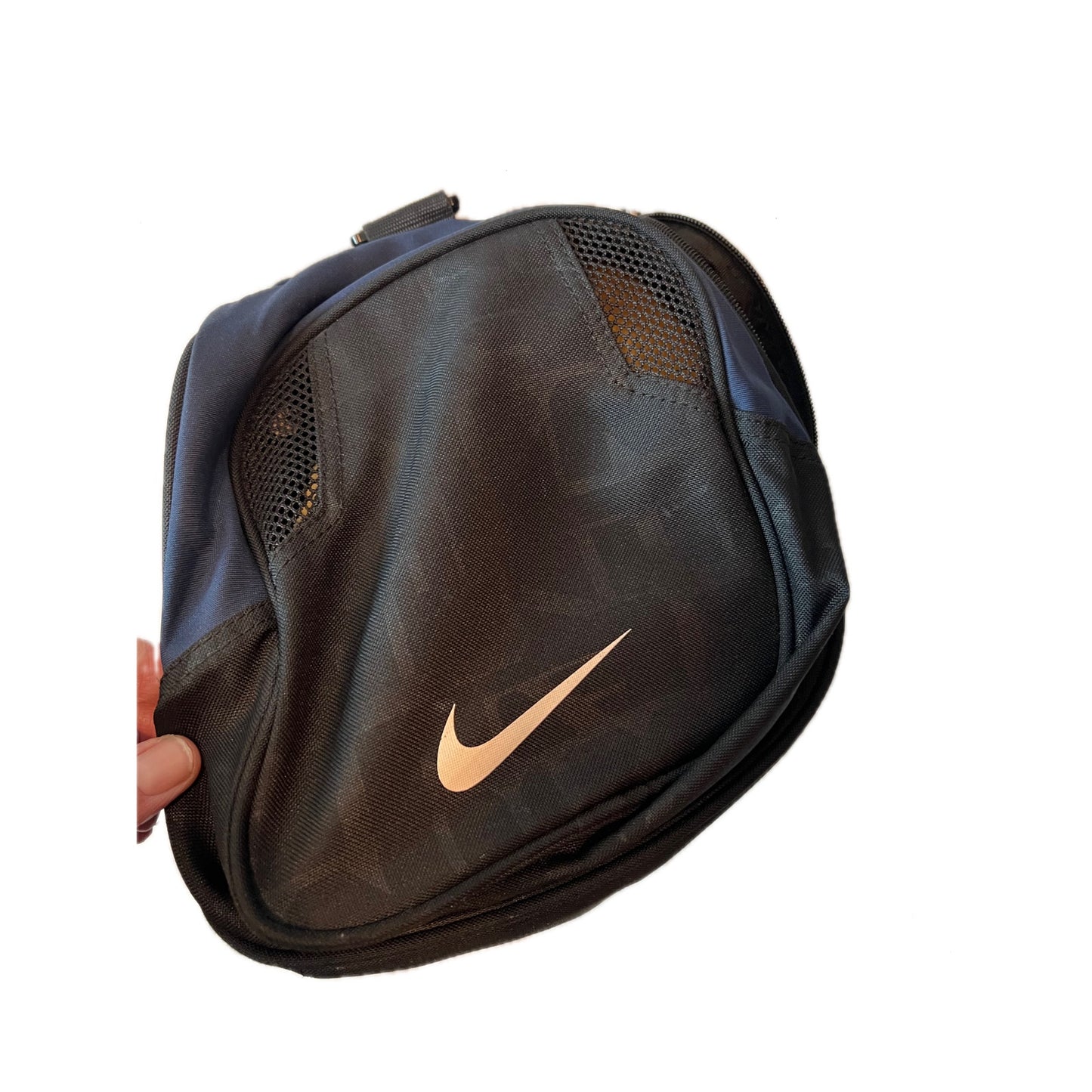 Nike Blue Black Duffel Bag 16"x10"x8"