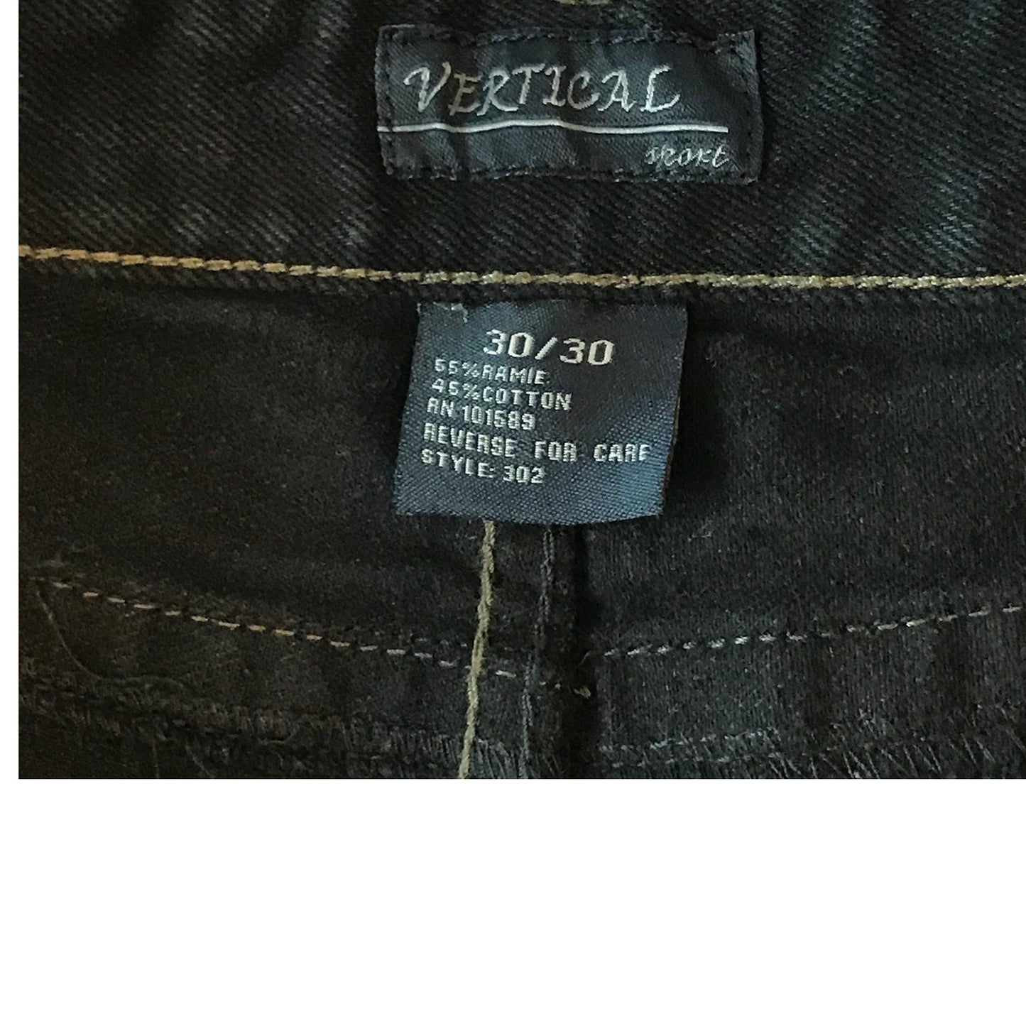 Vertical Sport 30x30 Black Jeans