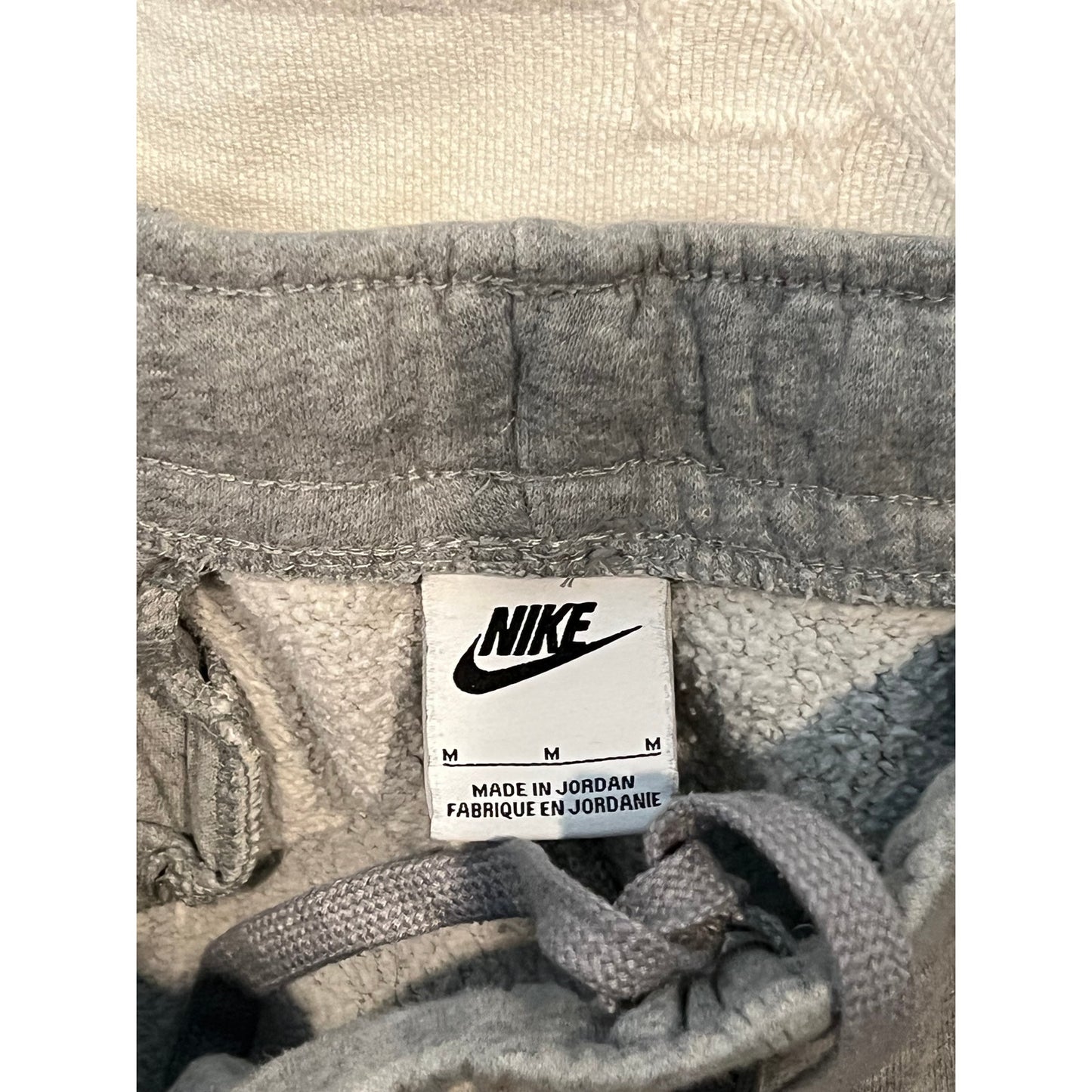 Nike Gray Straight Ankle Sweatpants Joggers Mens Med