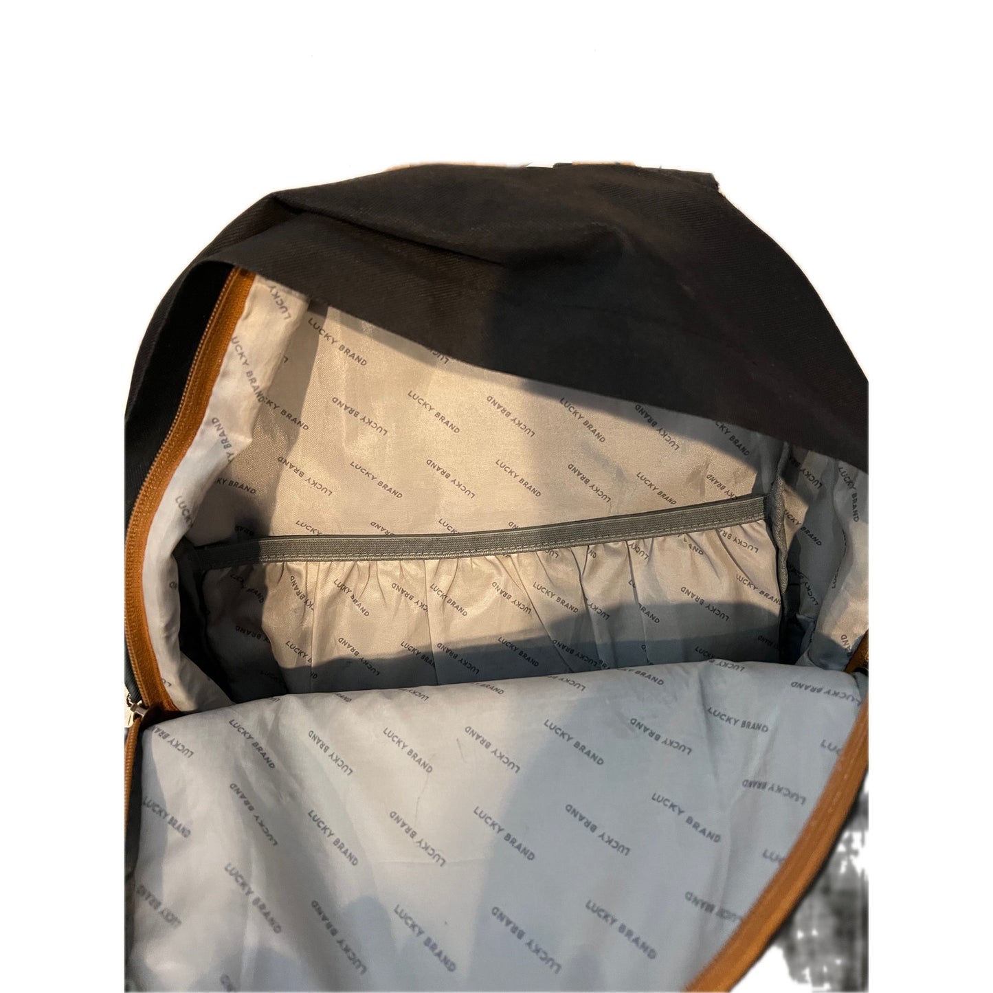 Sac à dos Lucky Brand en similicuir noir 25 L