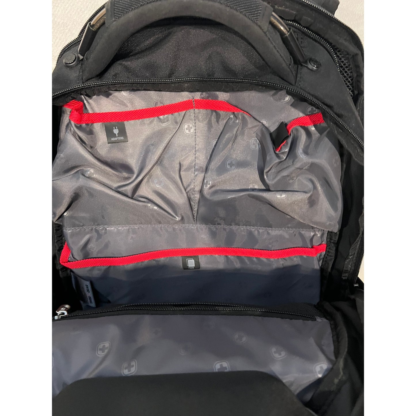 Swiss Gear 3760 Laptop Backpack Black Red