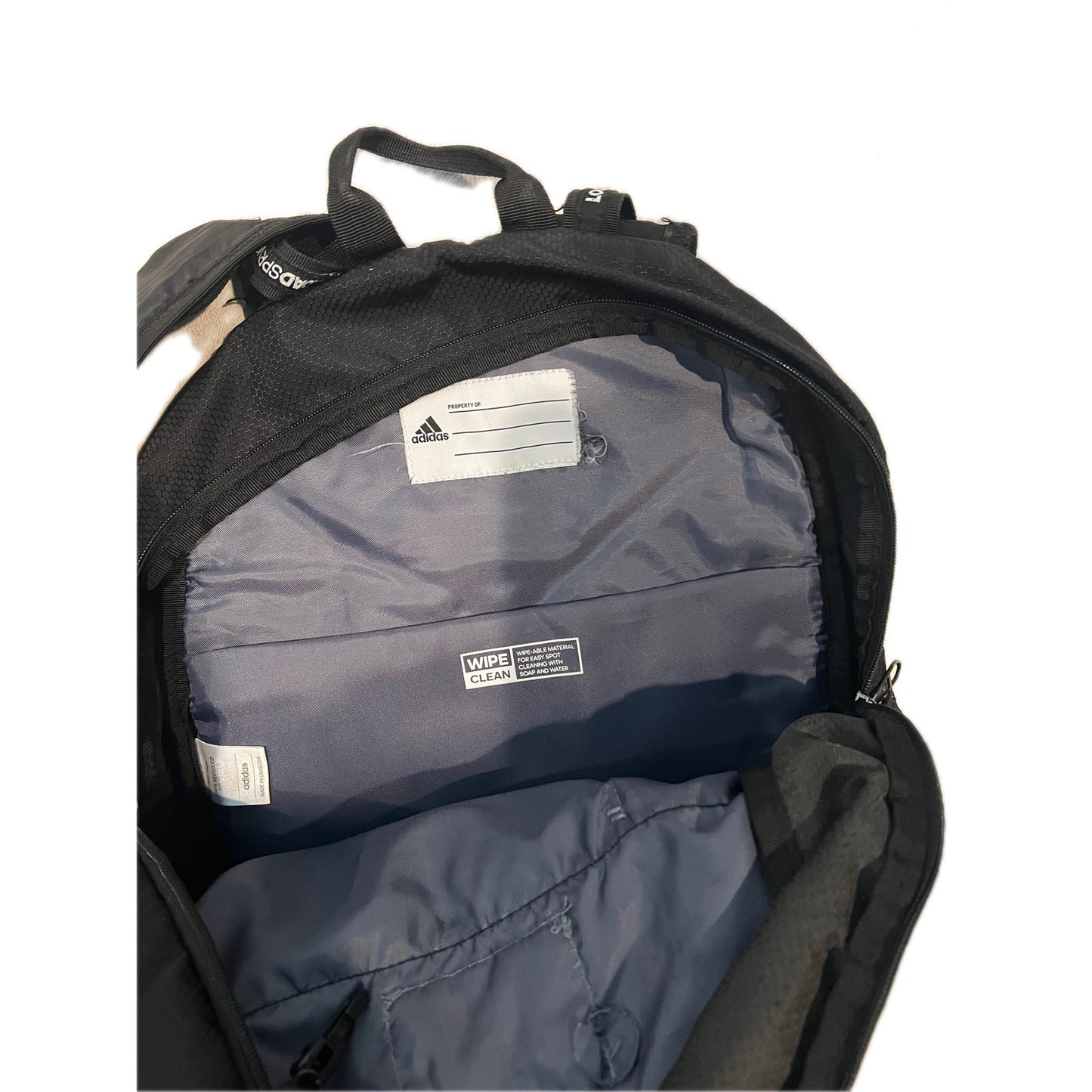 Adidas Black White Excel 6 Backpack