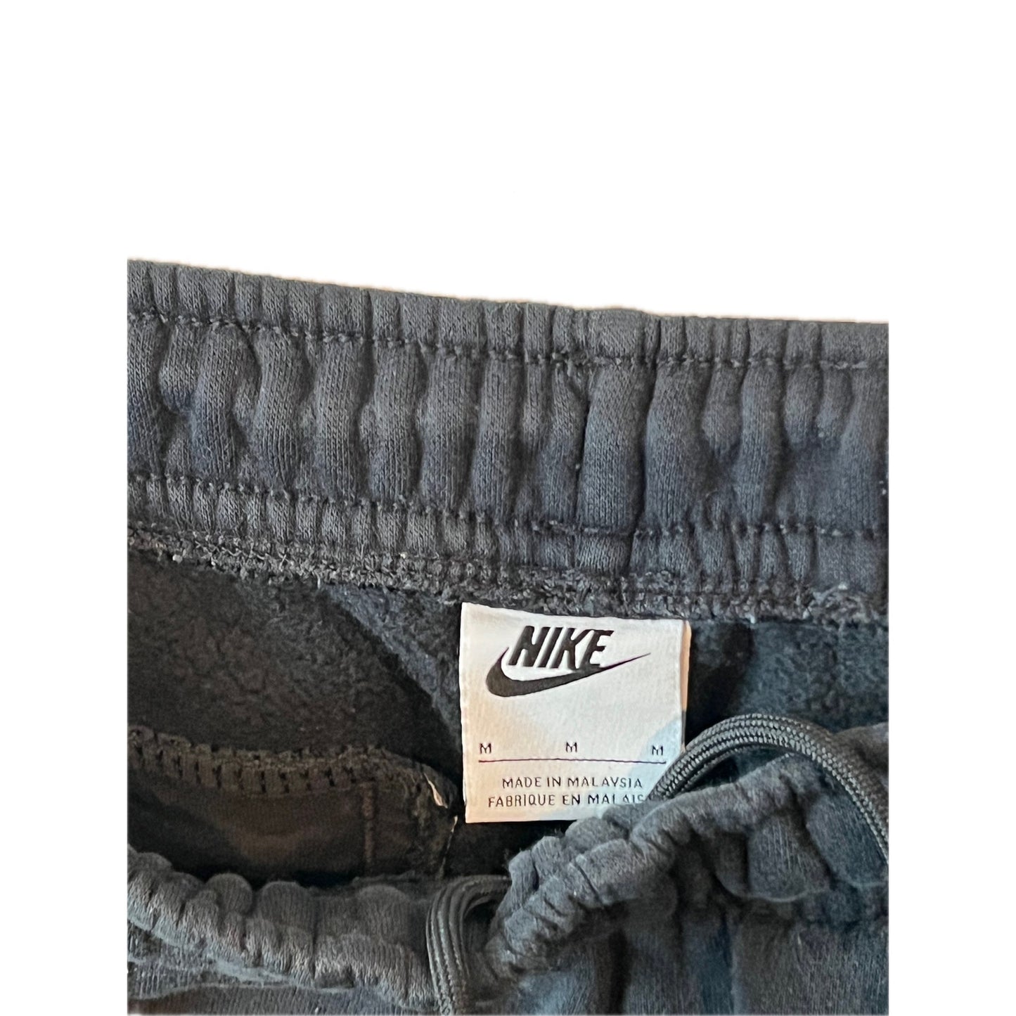 Nike 100% Gold Black Cuffed Leg Sweatpants Joggers Mens M