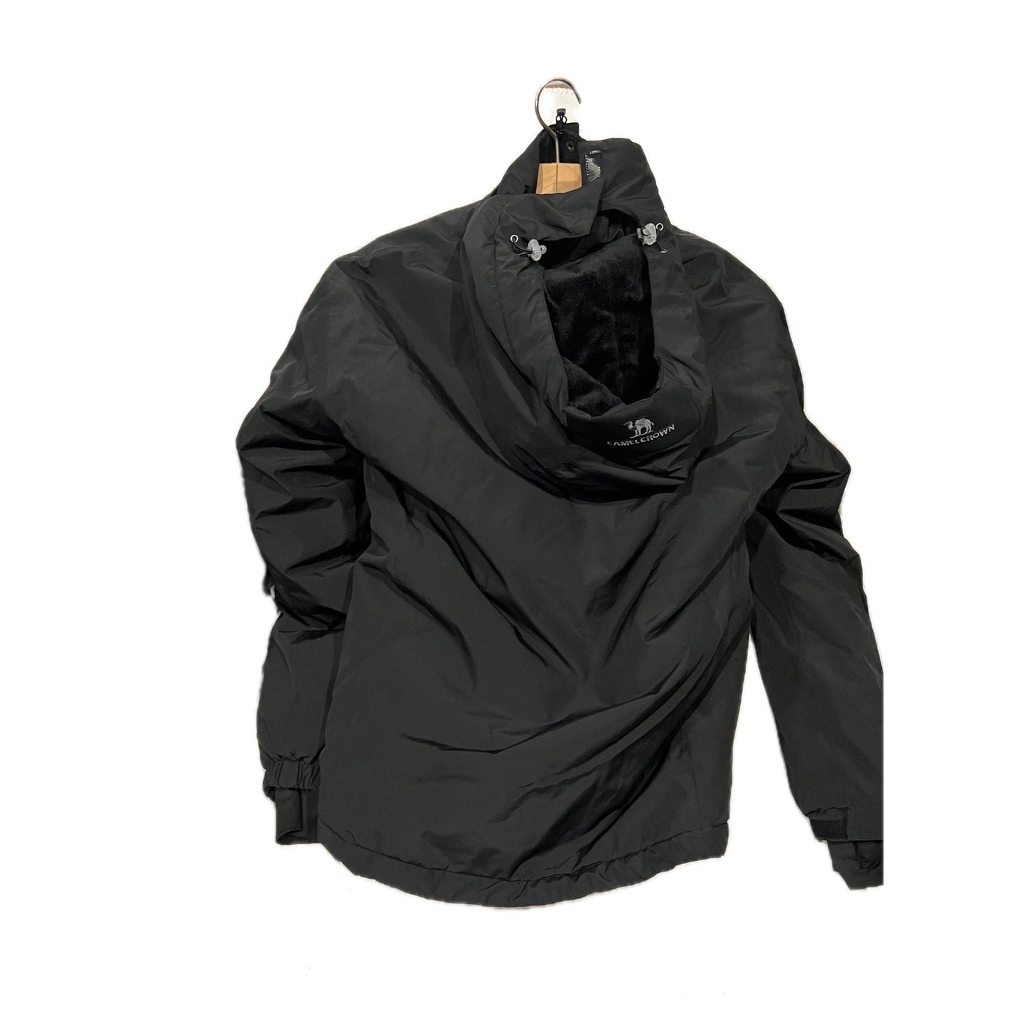 Camel Crown Insulated Hooded Ski Jacket Mens L