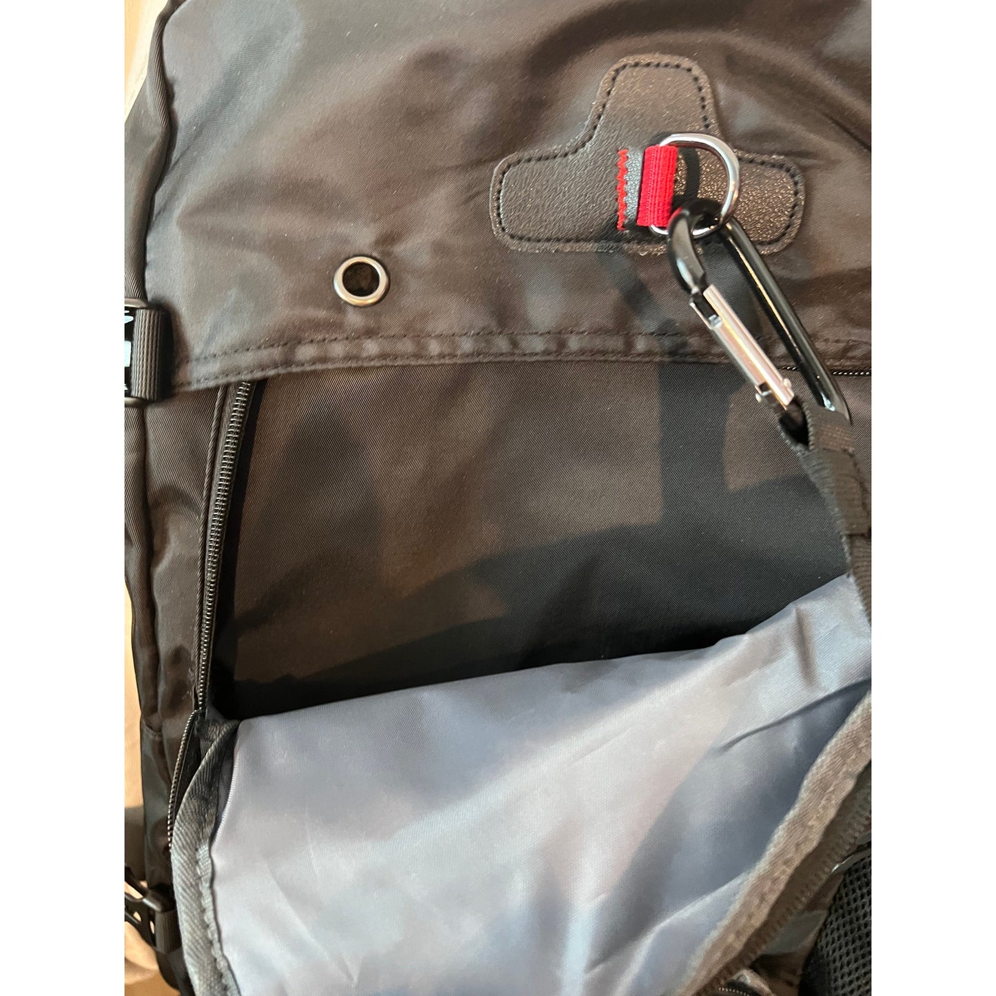 Target Red Black Padded Computer Travel Backpack 40L