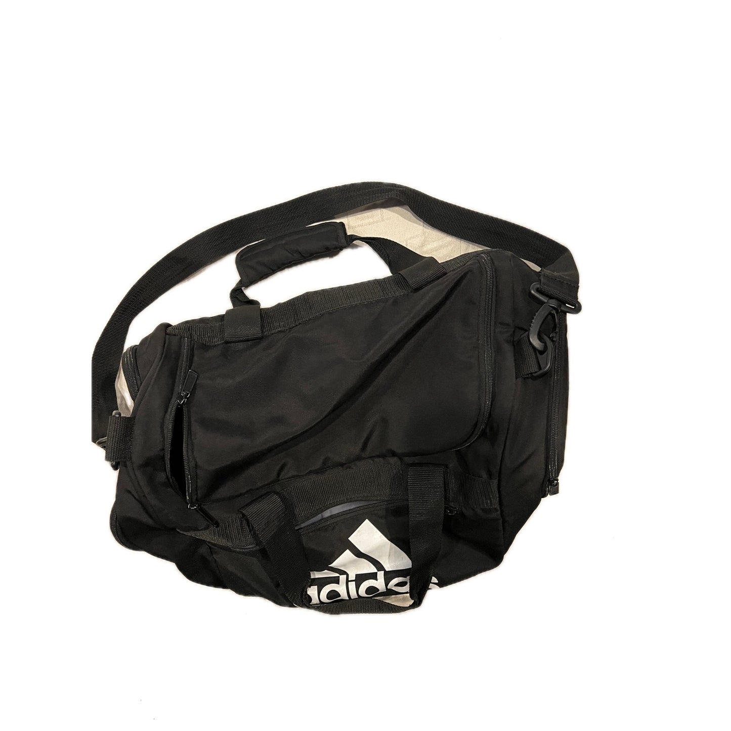 Adidas Defender Medium 20"x12"x10" Black Duffel Bag