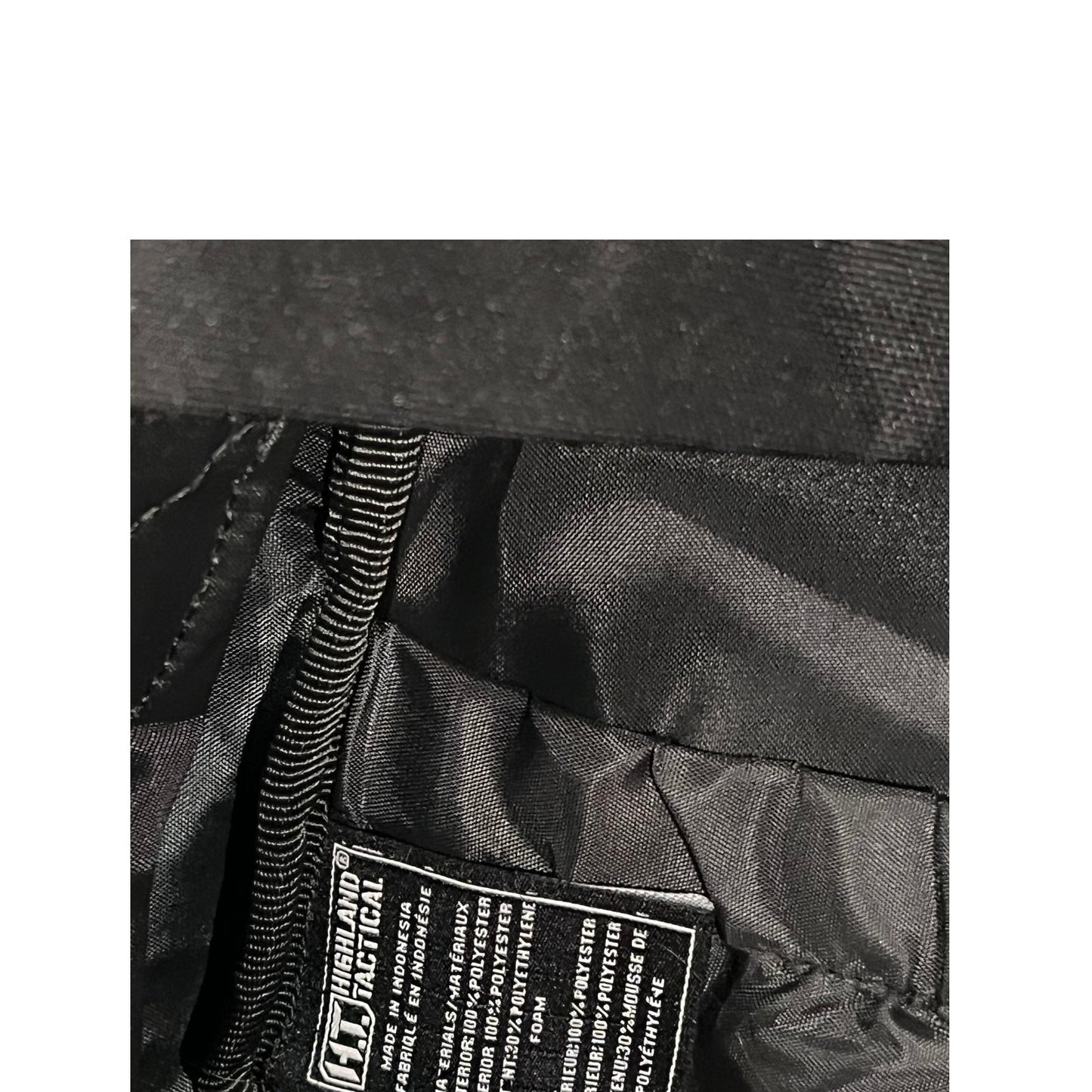 Mochila Negra XL Highland Tactical Acolchada para Computadora
