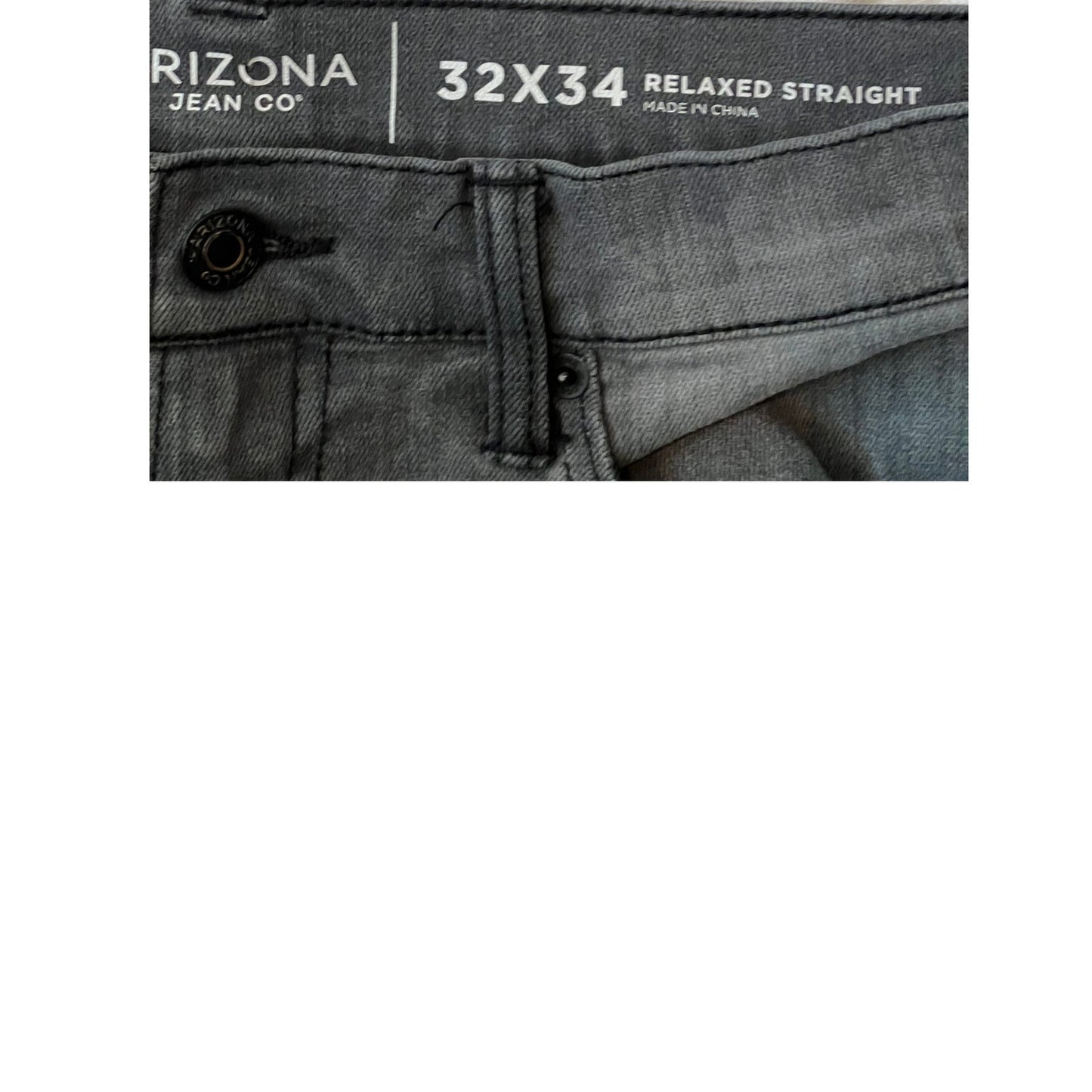 Arizona Jean Co Jean droit décontracté Flex Denim pour homme 32x34