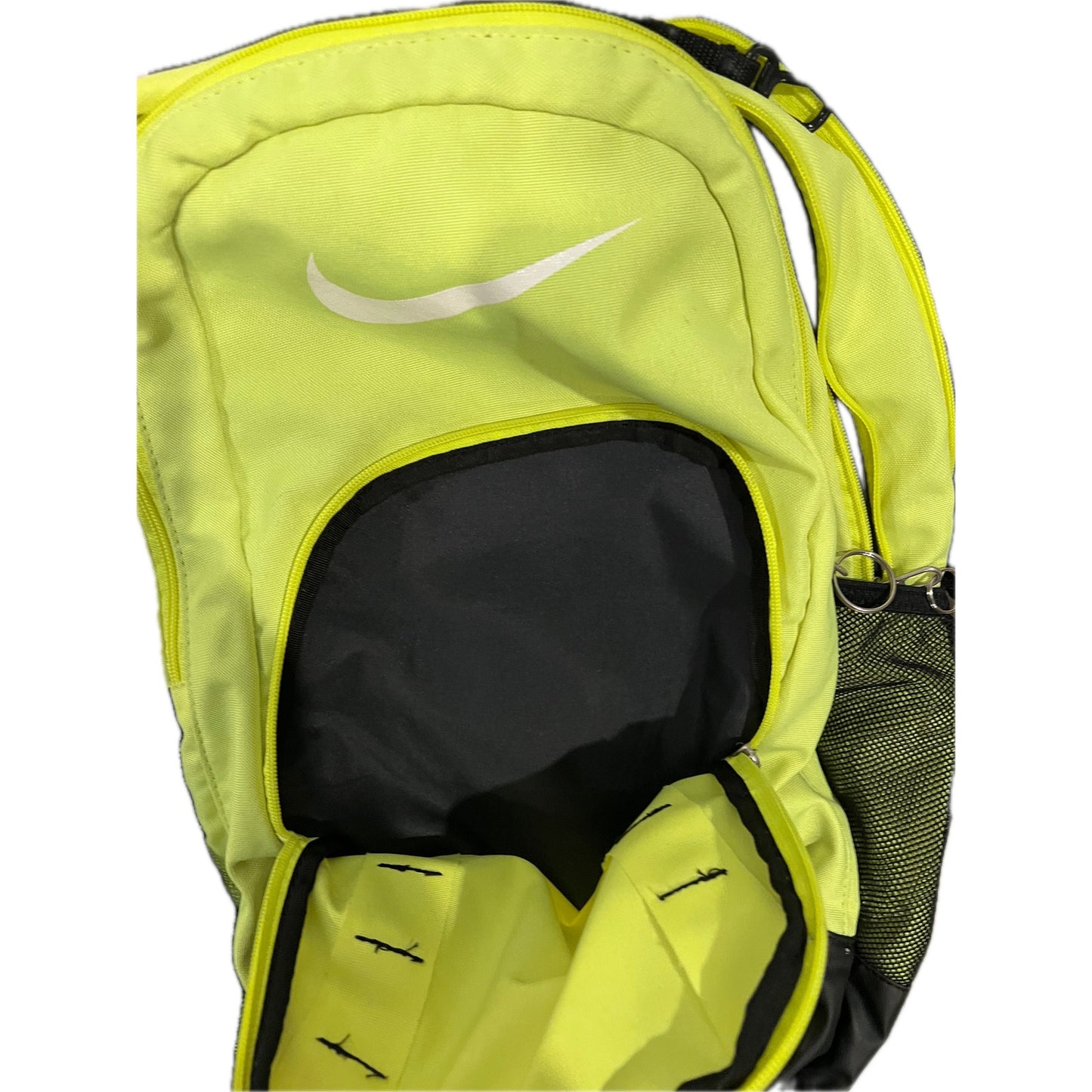 Nike Neon Yellow Black Backpack 26L w Computer Section