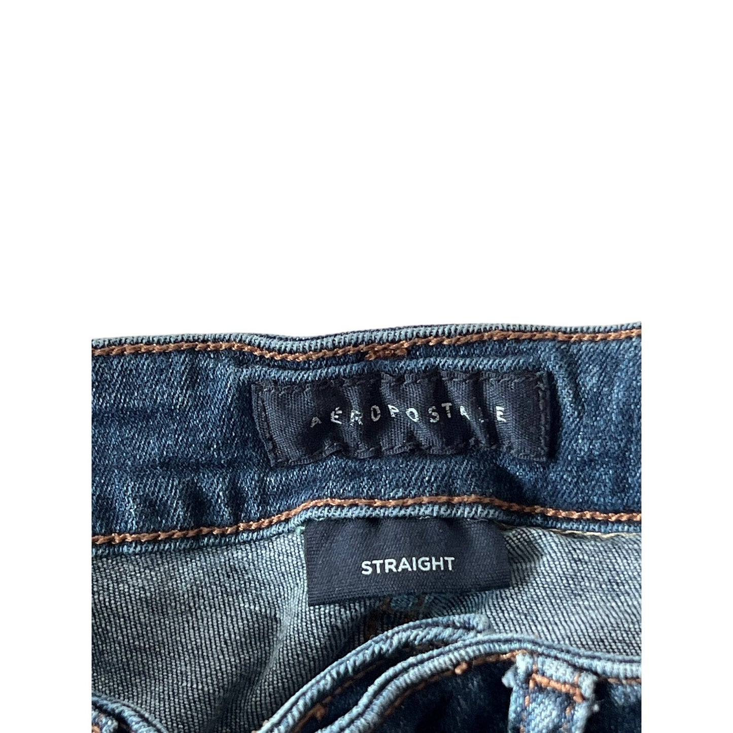 Aeropostale Straight Blue Jeans Mens 27x28
