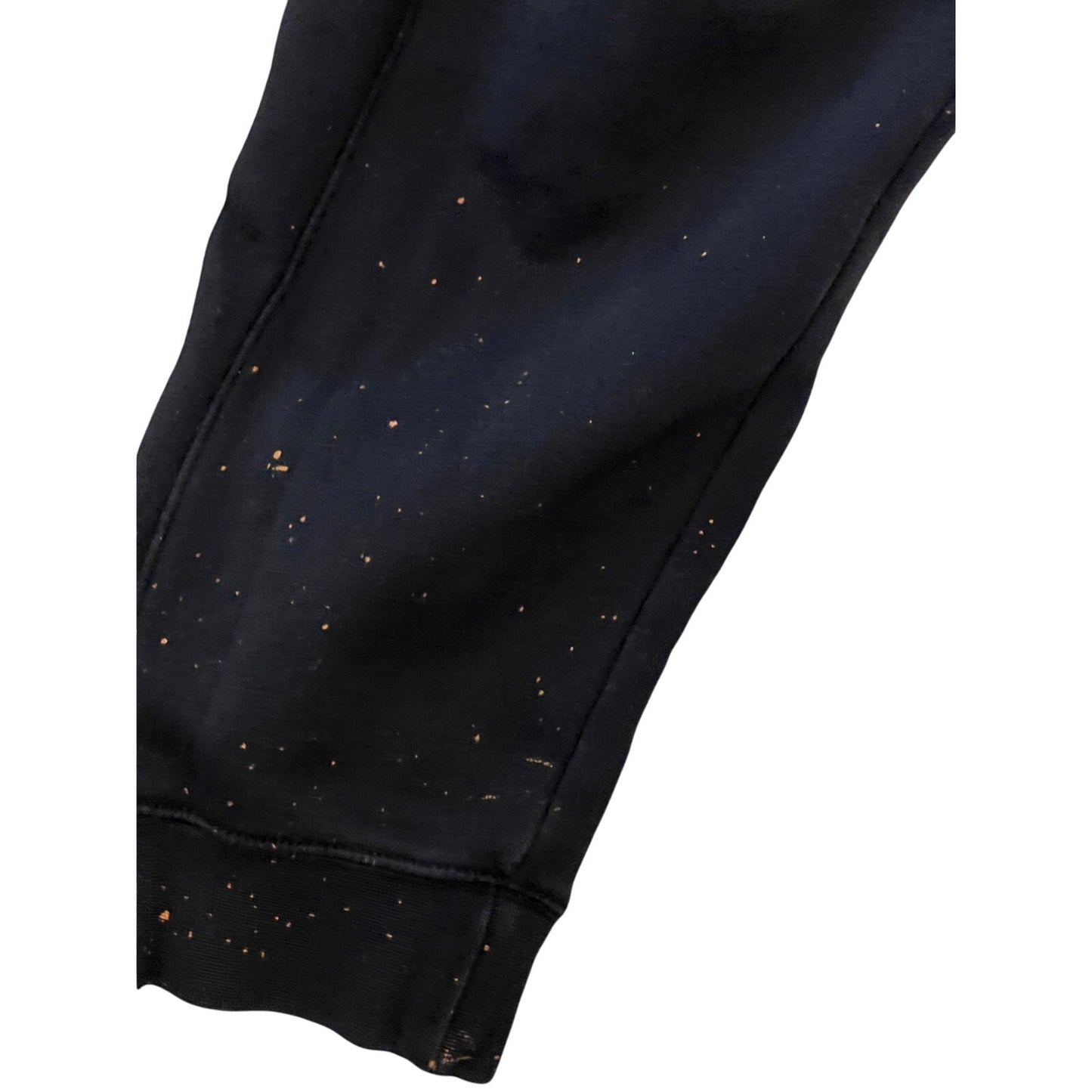Nike 100% Gold Black Cuffed Leg Sweatpants Joggers Mens M
