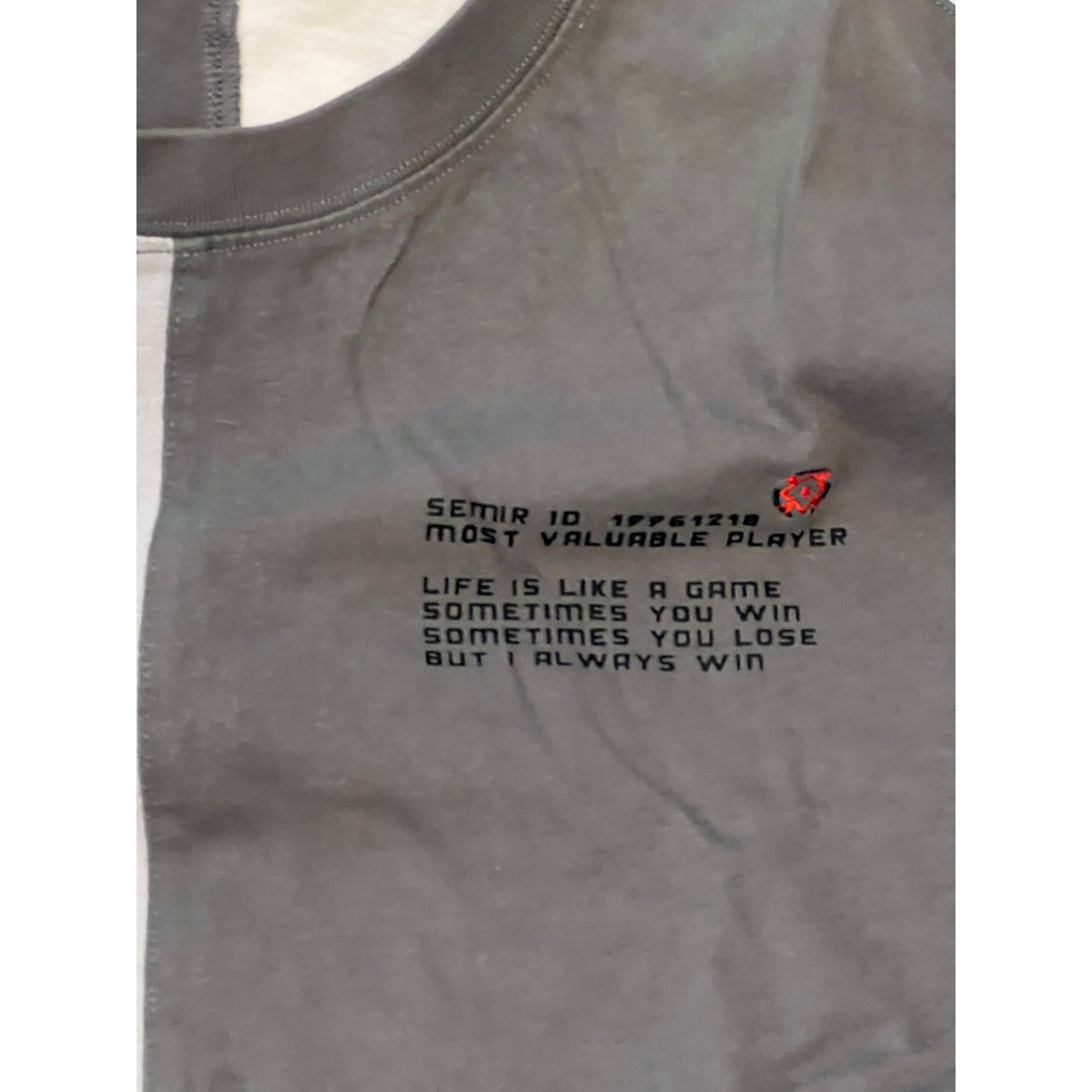 SEM/R Team Fight Gray Black T-Shirt Mens S