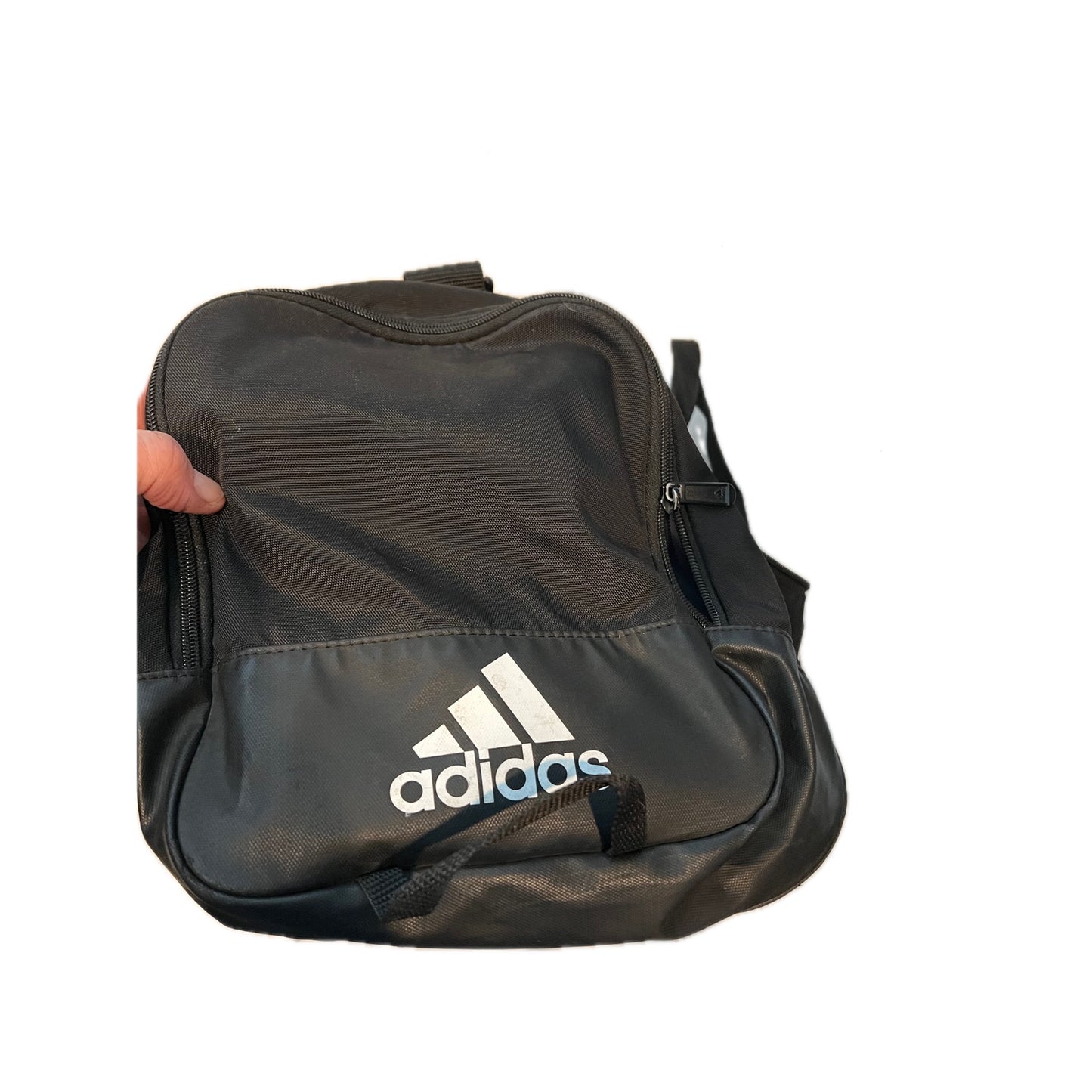 Sac de sport Adidas Defender petit, gris et noir, 18"x10"x12"