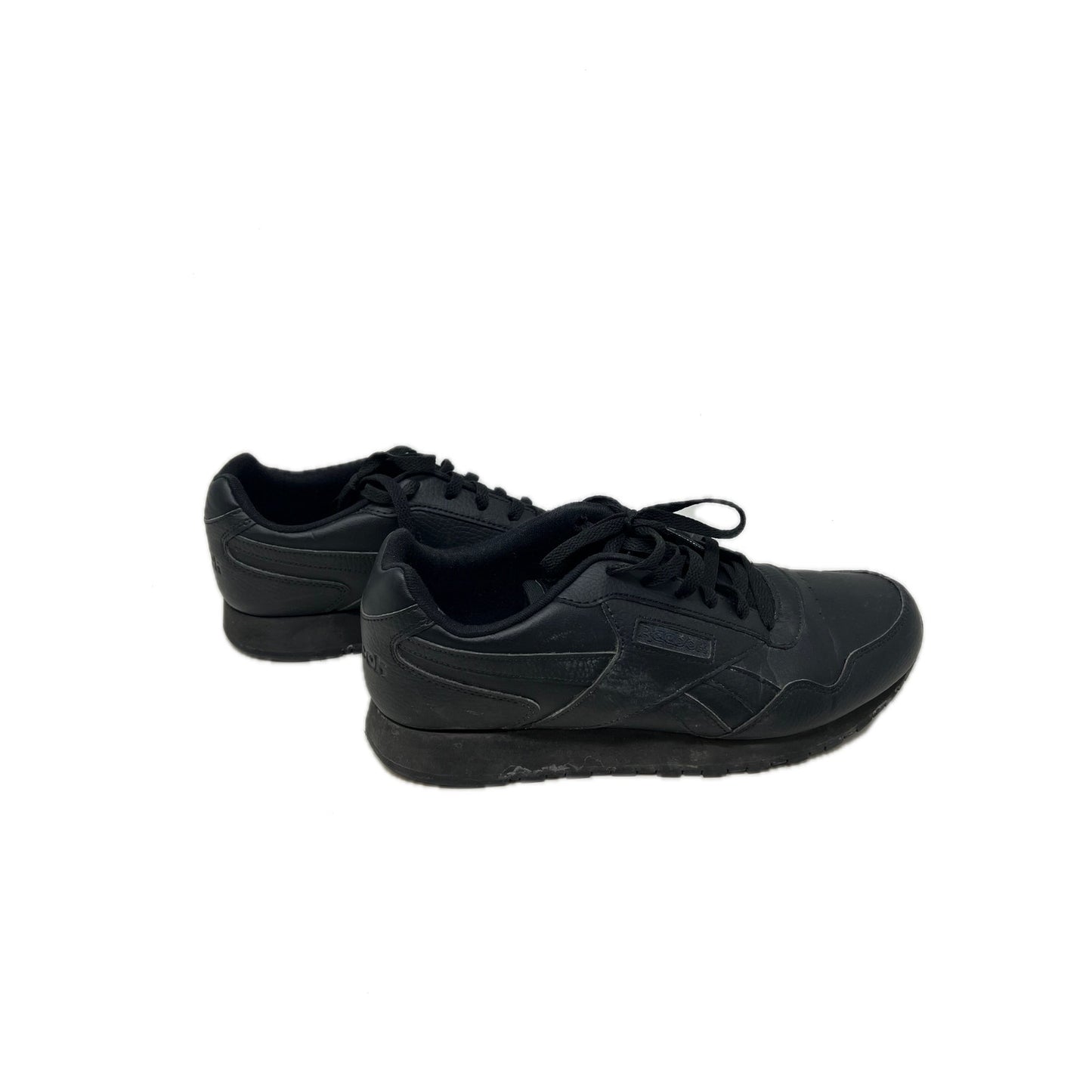 Reebok Classic Leather Low Black Black Mens 10.5