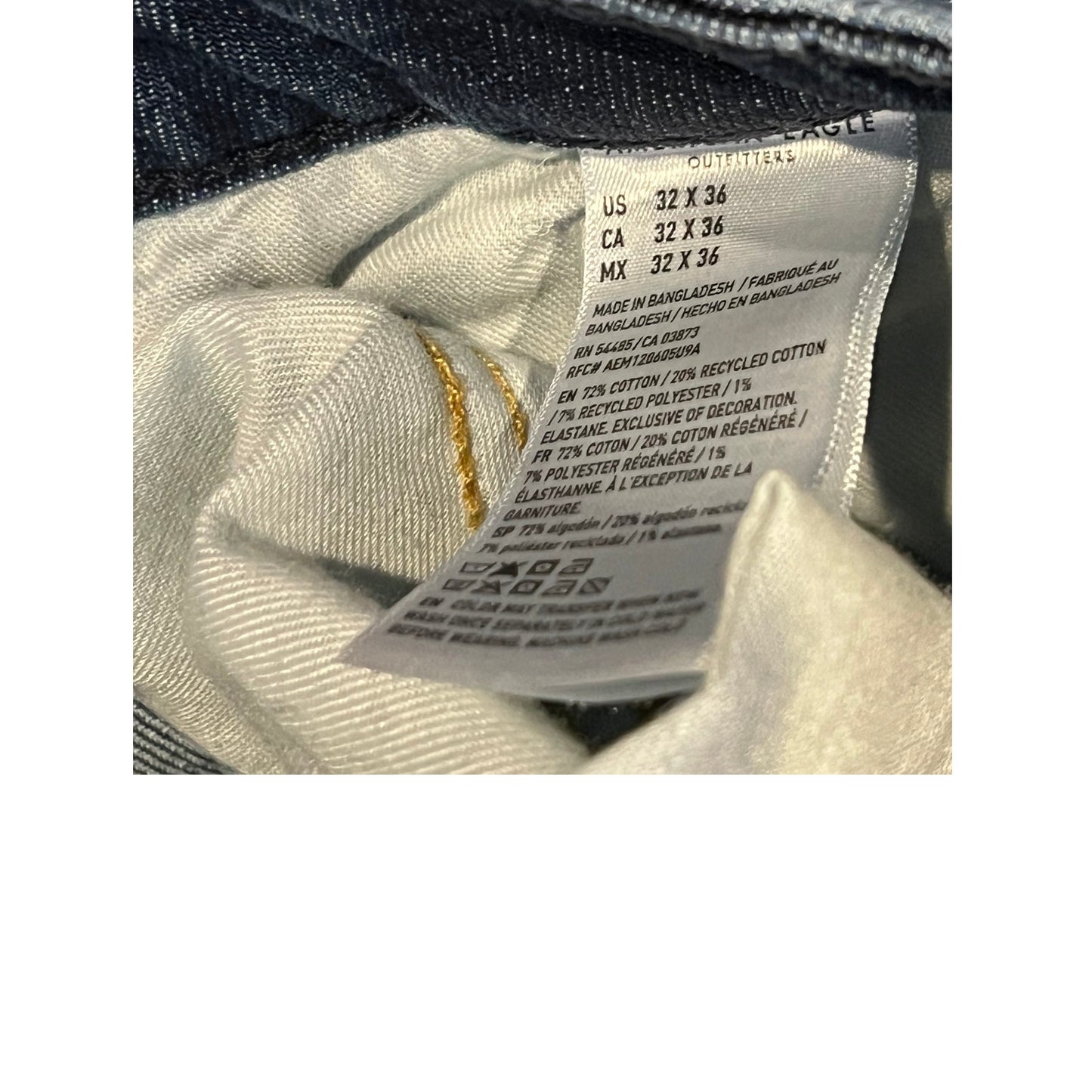 American Eagle Slim Straight Jeans Mens 32x36