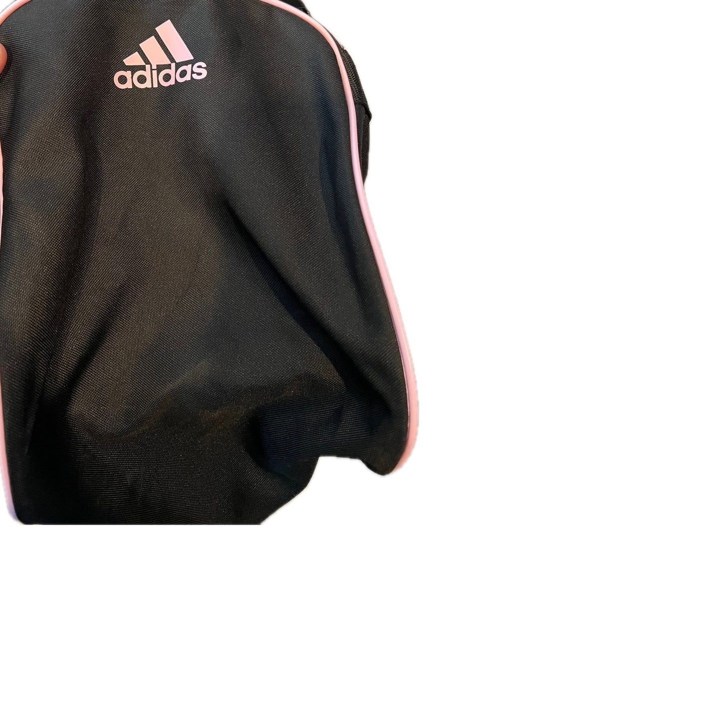Adidas Defender Small 16"x10"x8" Black Salmon Duffel Gym Bag