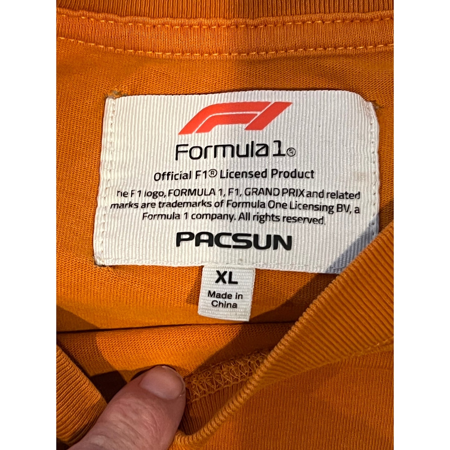 Camiseta Fórmula 1 x Pacsun Gran Premio USA 2025 Hombre Talla XL