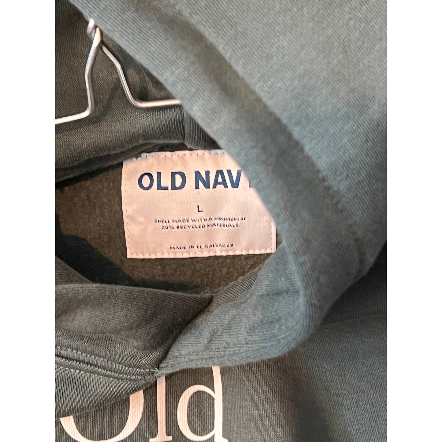 Old Navy Sweat à capuche vert San Francisco Homme Grande taille
