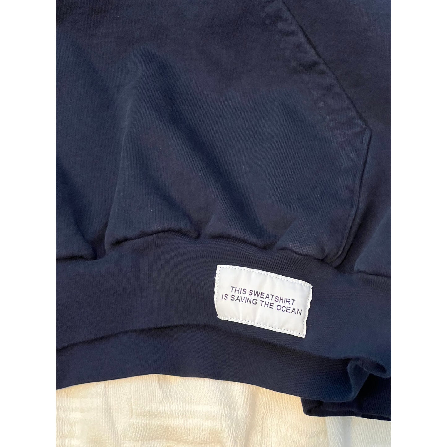 Sweat à capuche épais Deep Blue écoresponsable pour homme, taille XL