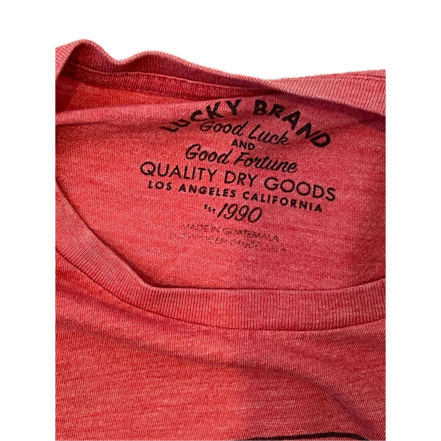 T-shirt rouge Lucky Brand homme taille M