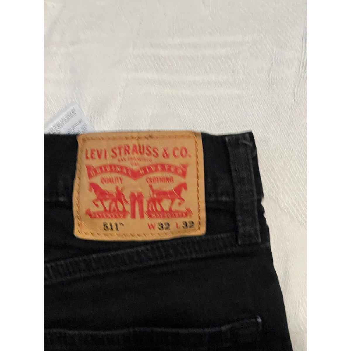 Levi's 511 Black Pants Slim Fit Mens 32x32