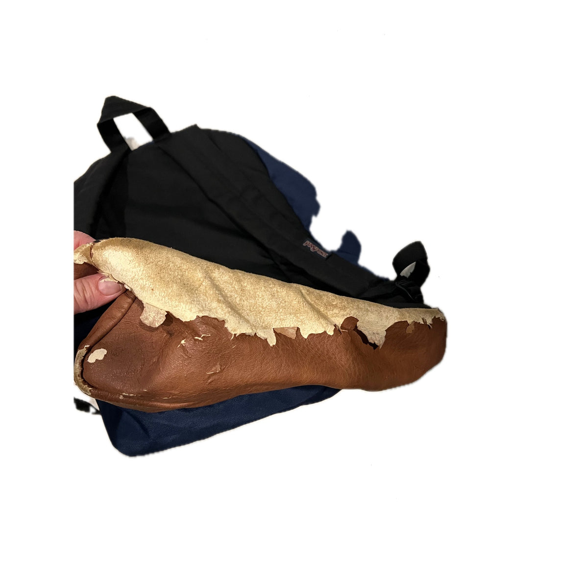 JanSport City View Blue Brown Backpack