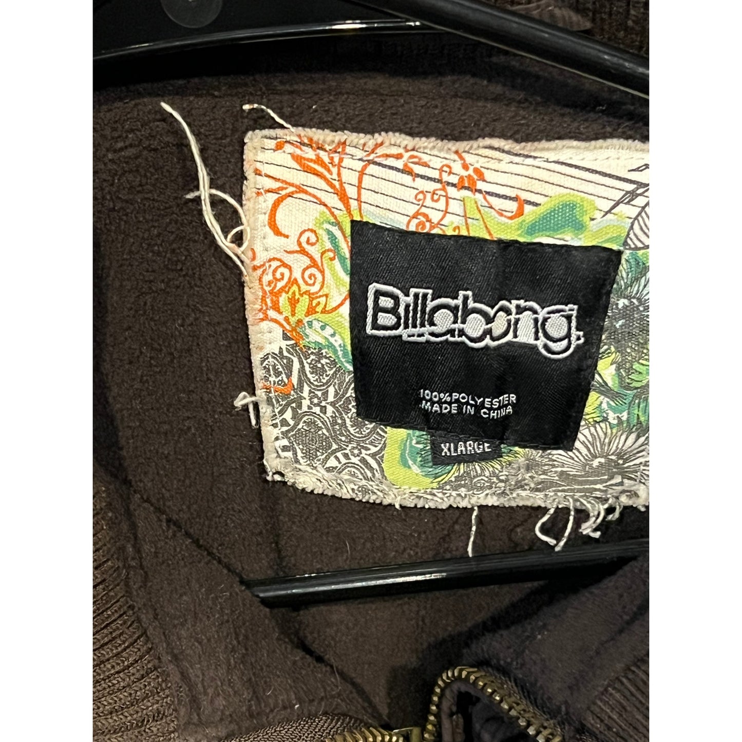 Veste de ski/snow Billabong à carreaux beige Homme XL